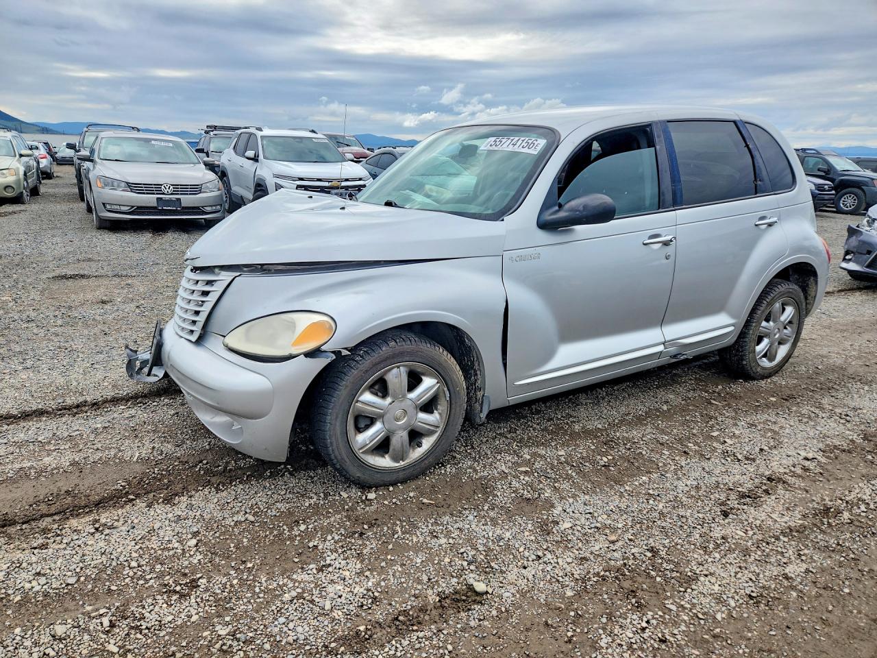 2003 Chrysler Pt Cruiser Touring Silver vin: 3C4FY58B23T654303
