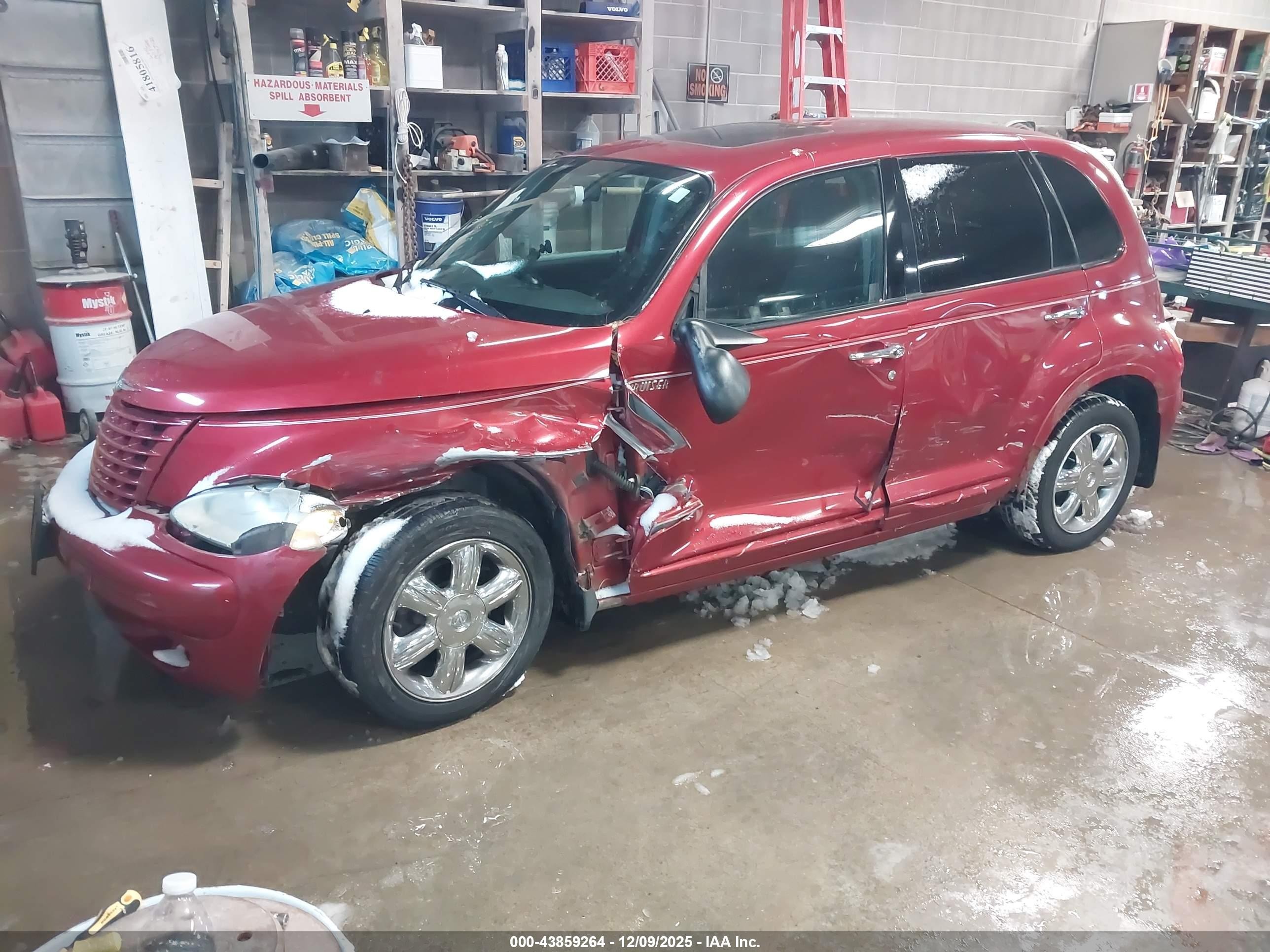2004 Chrysler Pt Cruiser Touring Red vin: 3C4FY58B24T303831