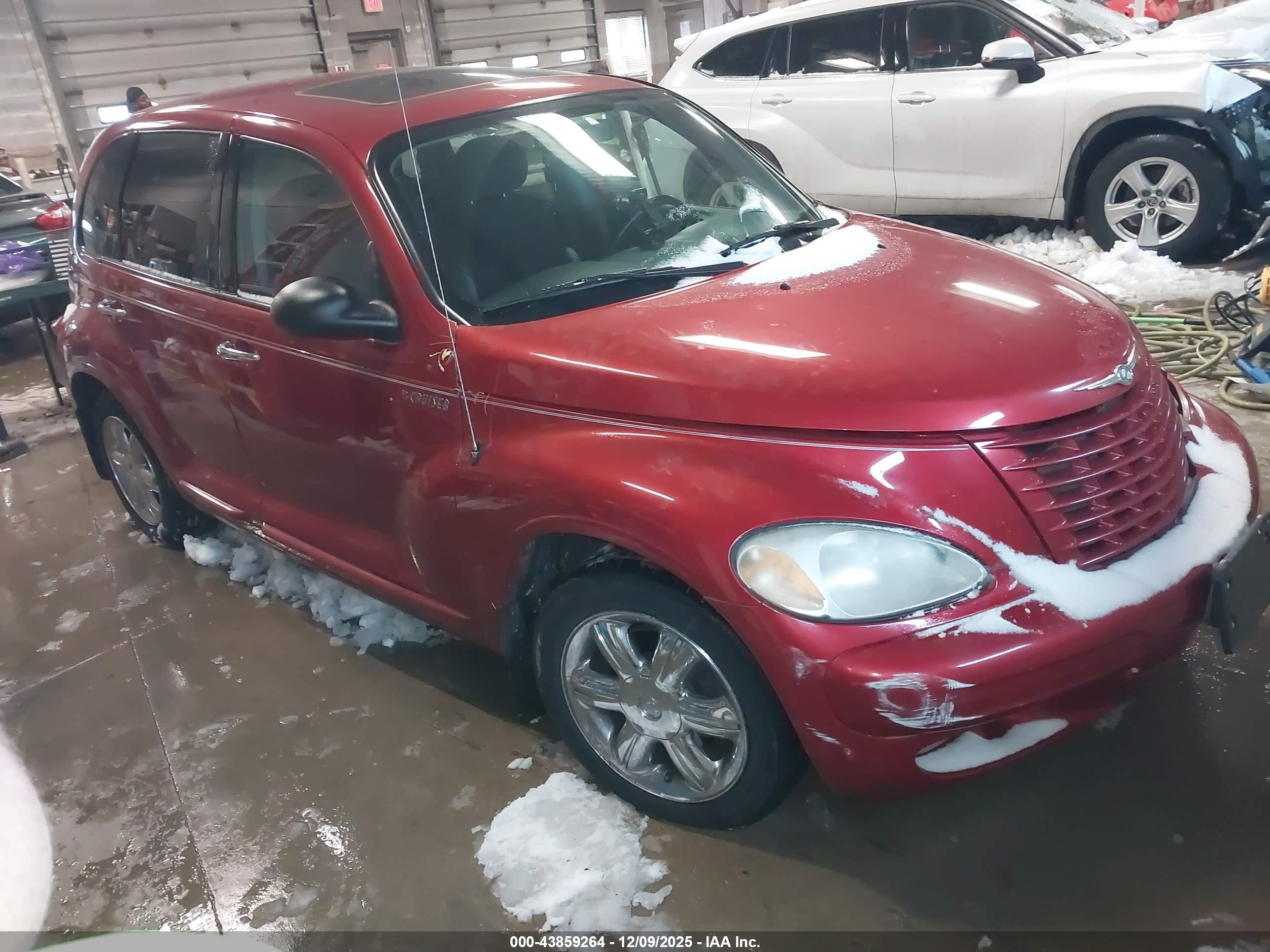 2004 Chrysler Pt Cruiser Touring Red vin: 3C4FY58B24T303831