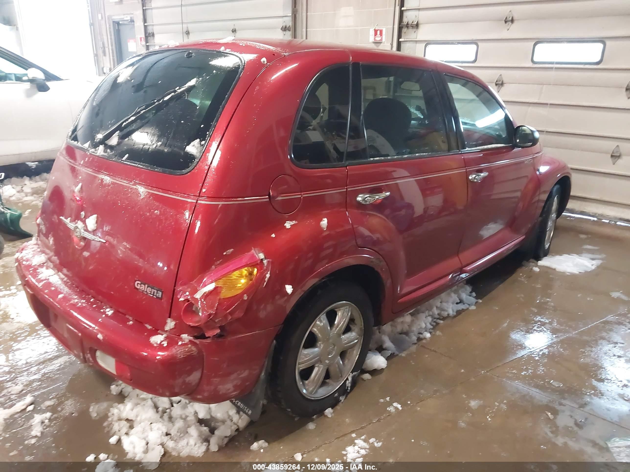 2004 Chrysler Pt Cruiser Touring Red vin: 3C4FY58B24T303831