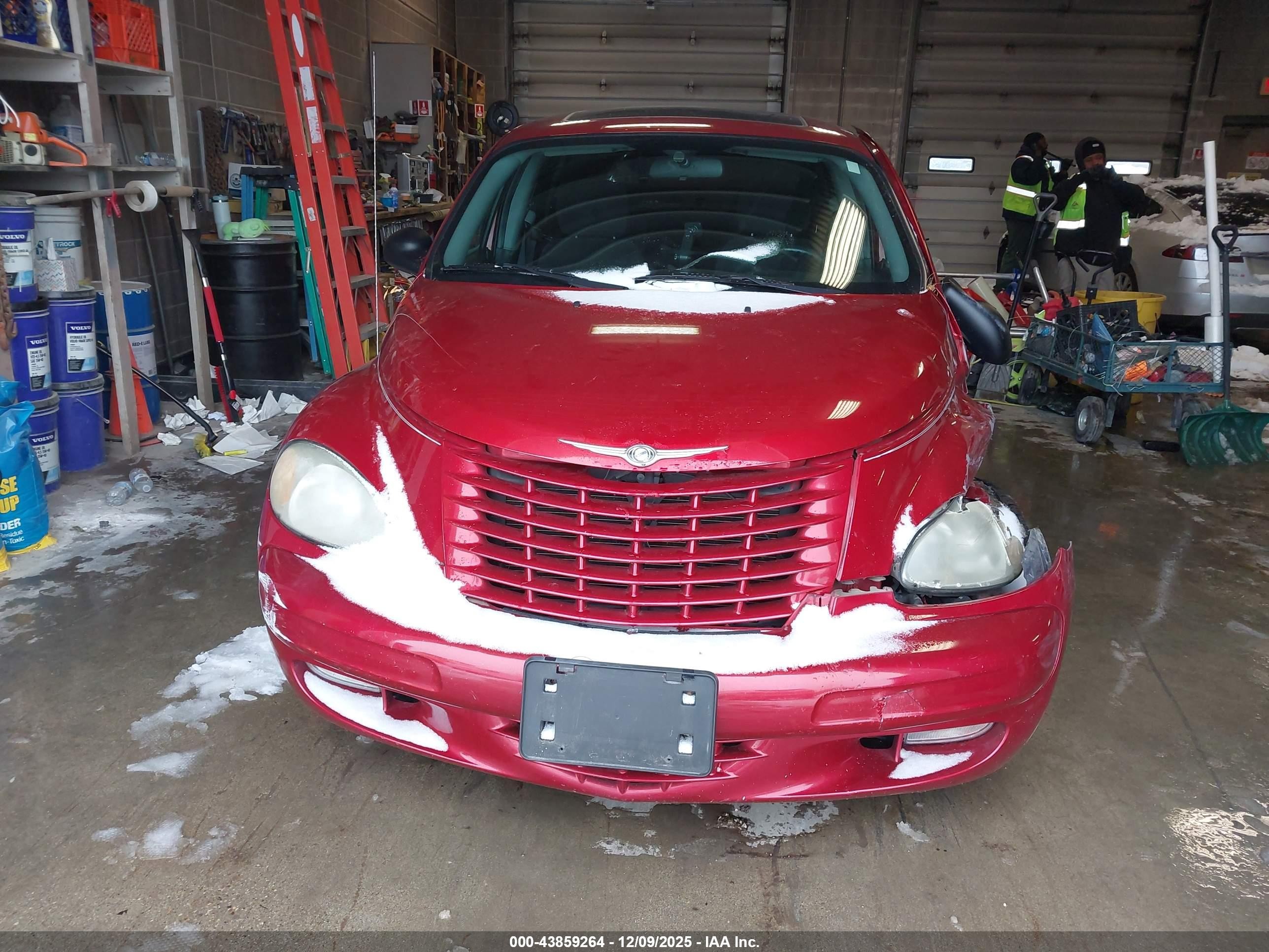 2004 Chrysler Pt Cruiser Touring Red vin: 3C4FY58B24T303831