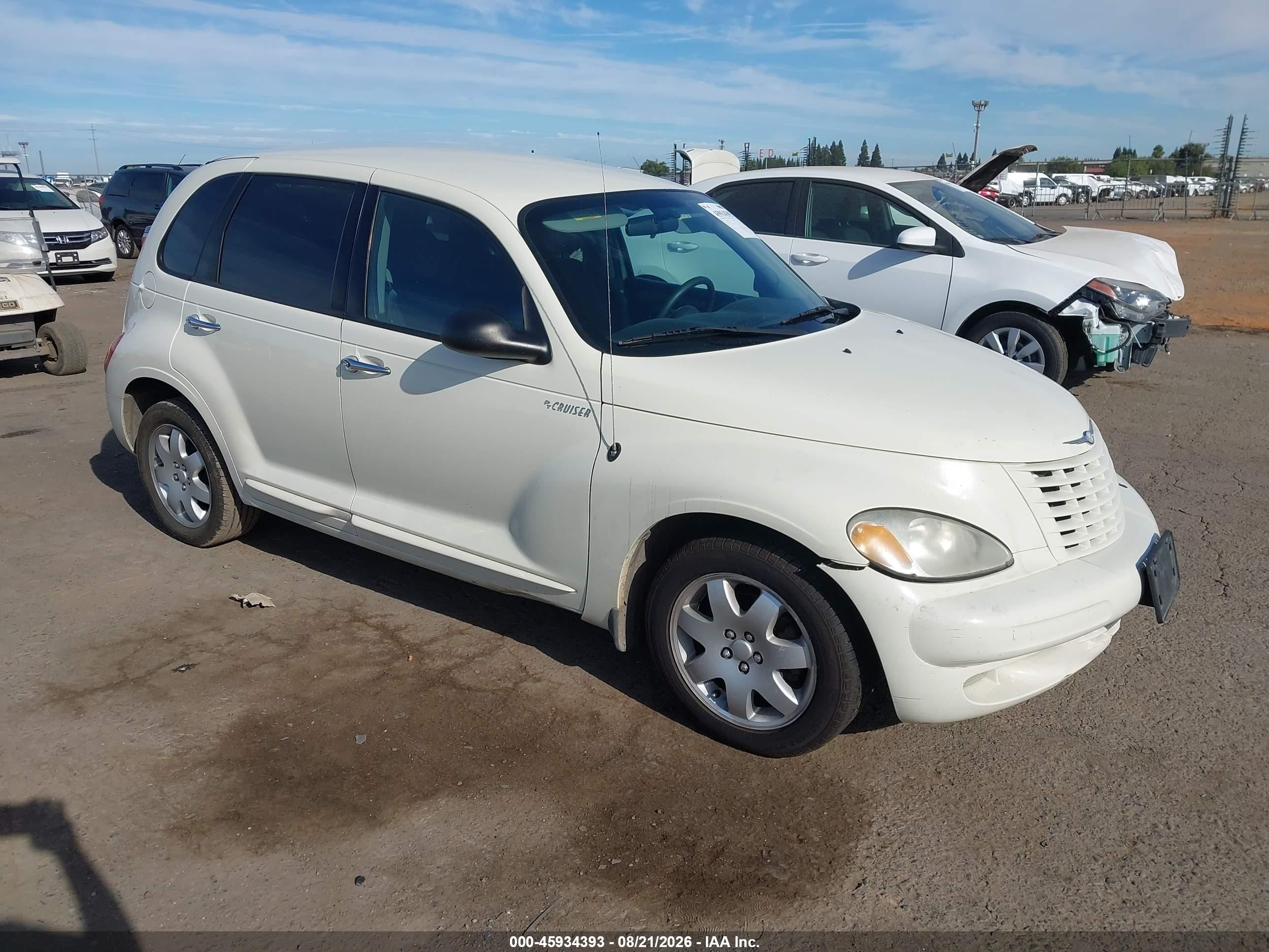 2004 Chrysler Pt Cruiser Touring White vin: 3C4FY58B24T365276