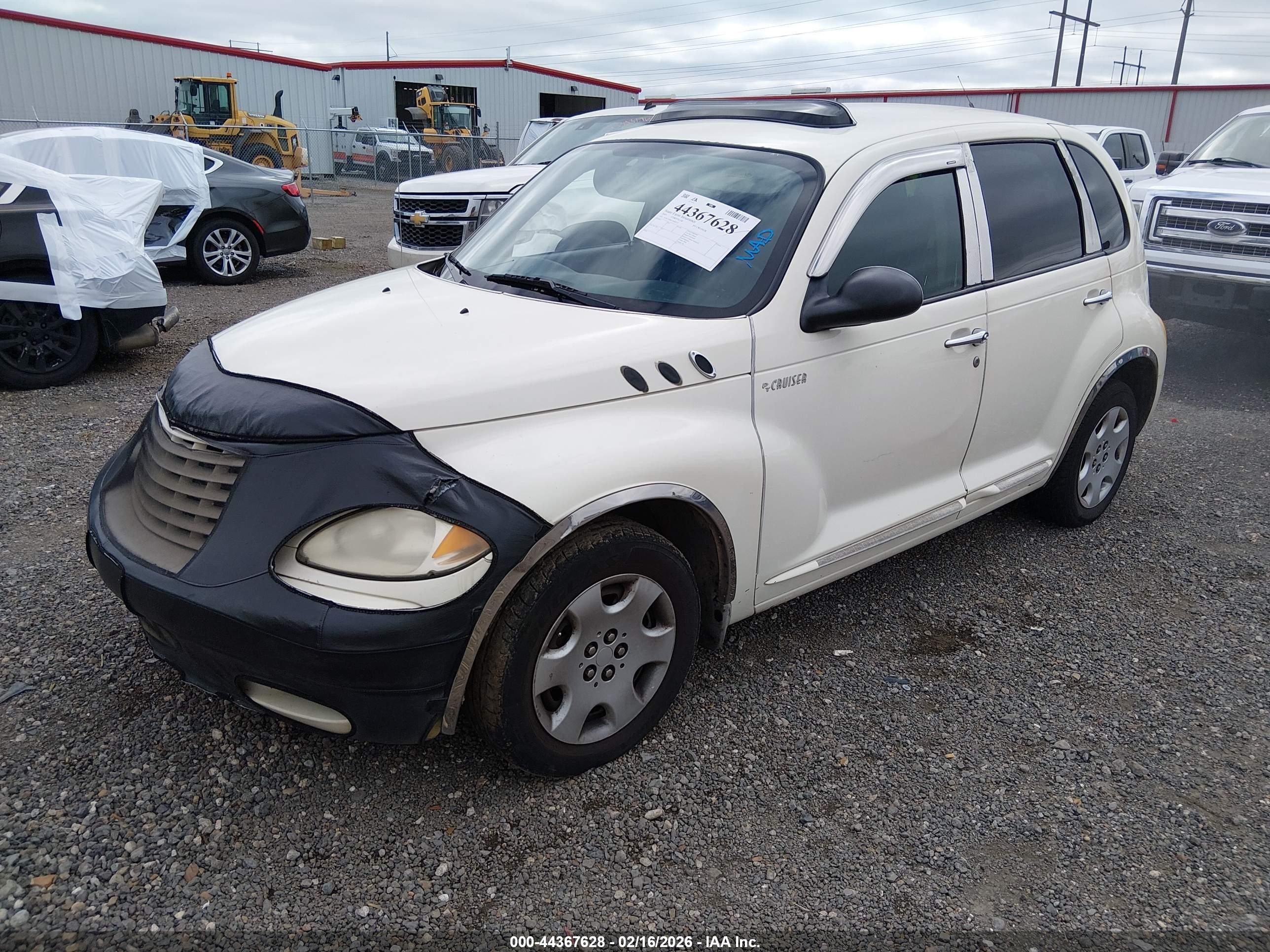 2005 Chrysler Pt Cruiser Touring White vin: 3C4FY58B25T606531