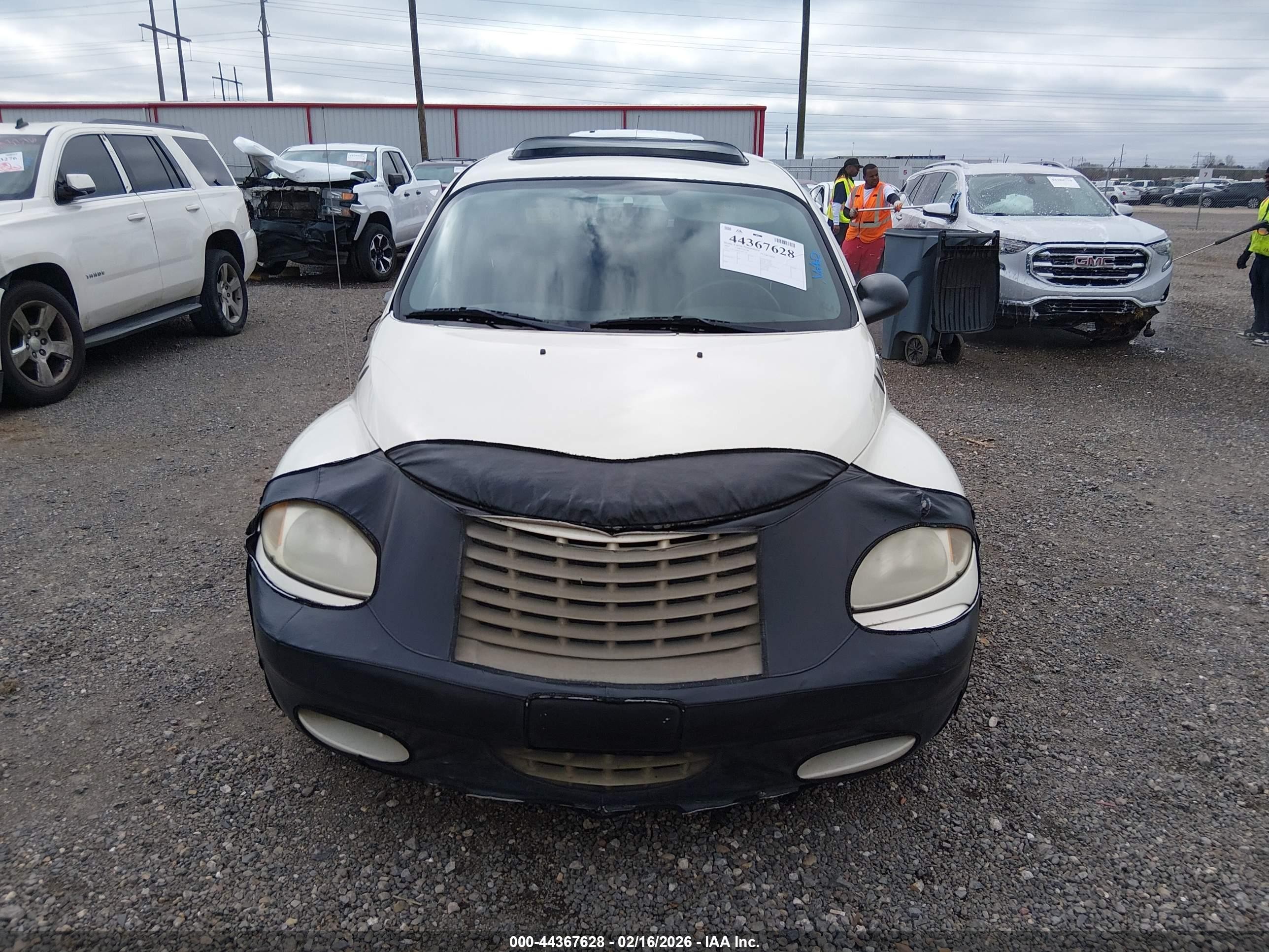 2005 Chrysler Pt Cruiser Touring White vin: 3C4FY58B25T606531