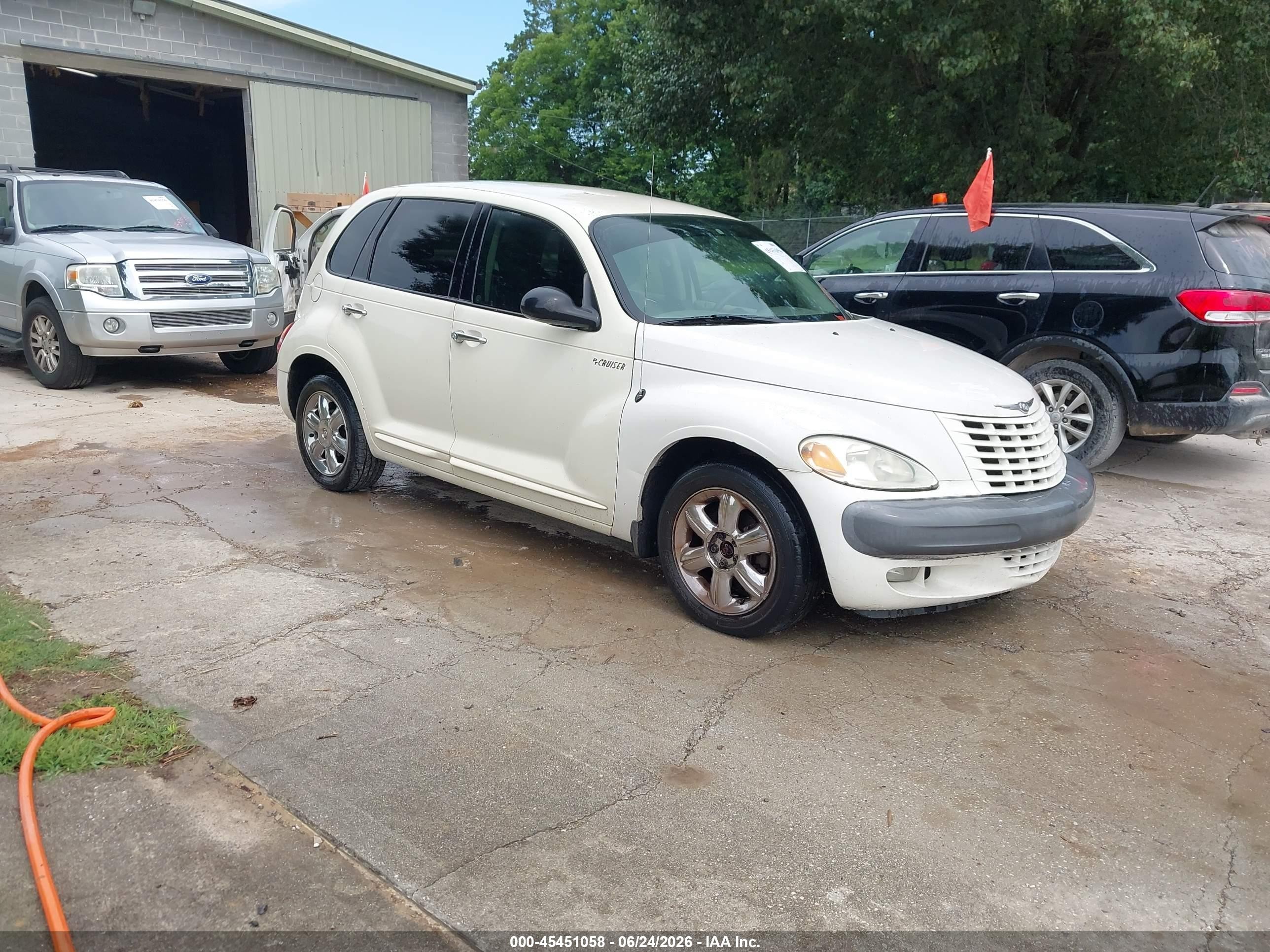 2004 Chrysler Pt Cruiser Touring White vin: 3C4FY58B34T287901
