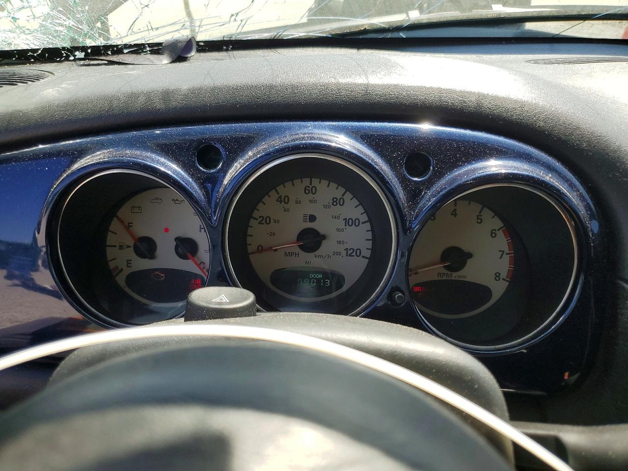 2005 Chrysler Pt Cruiser Touring Blue vin: 3C4FY58B35T501240