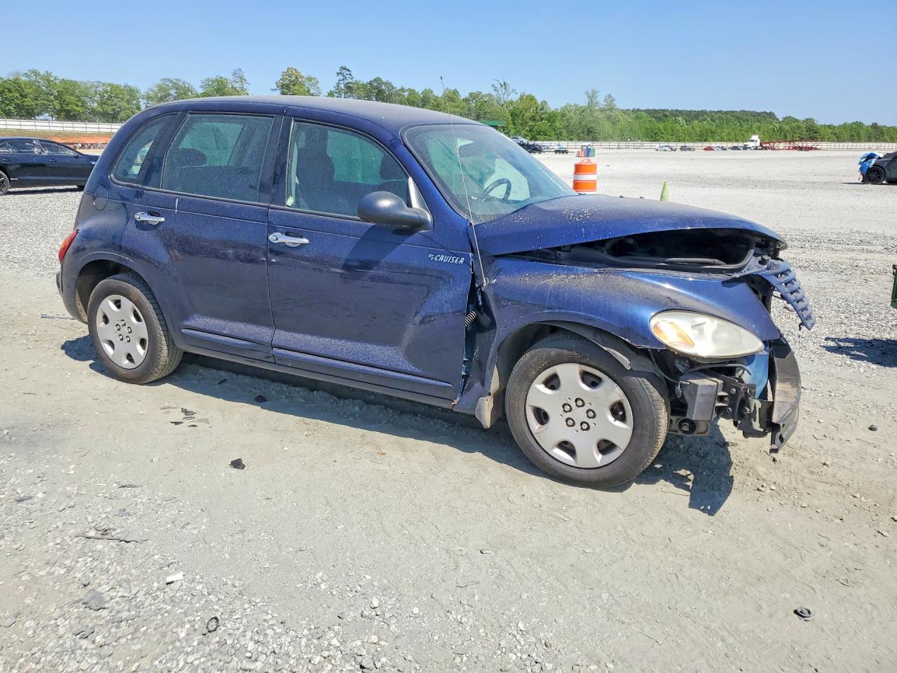 2005 Chrysler Pt Cruiser Touring Blue vin: 3C4FY58B35T501240