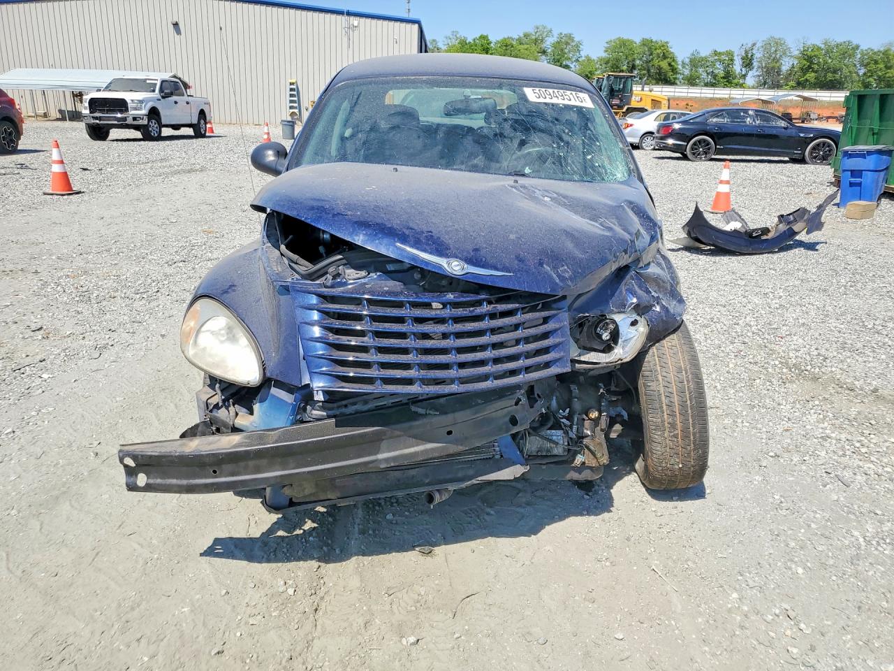 2005 Chrysler Pt Cruiser Touring Blue vin: 3C4FY58B35T501240