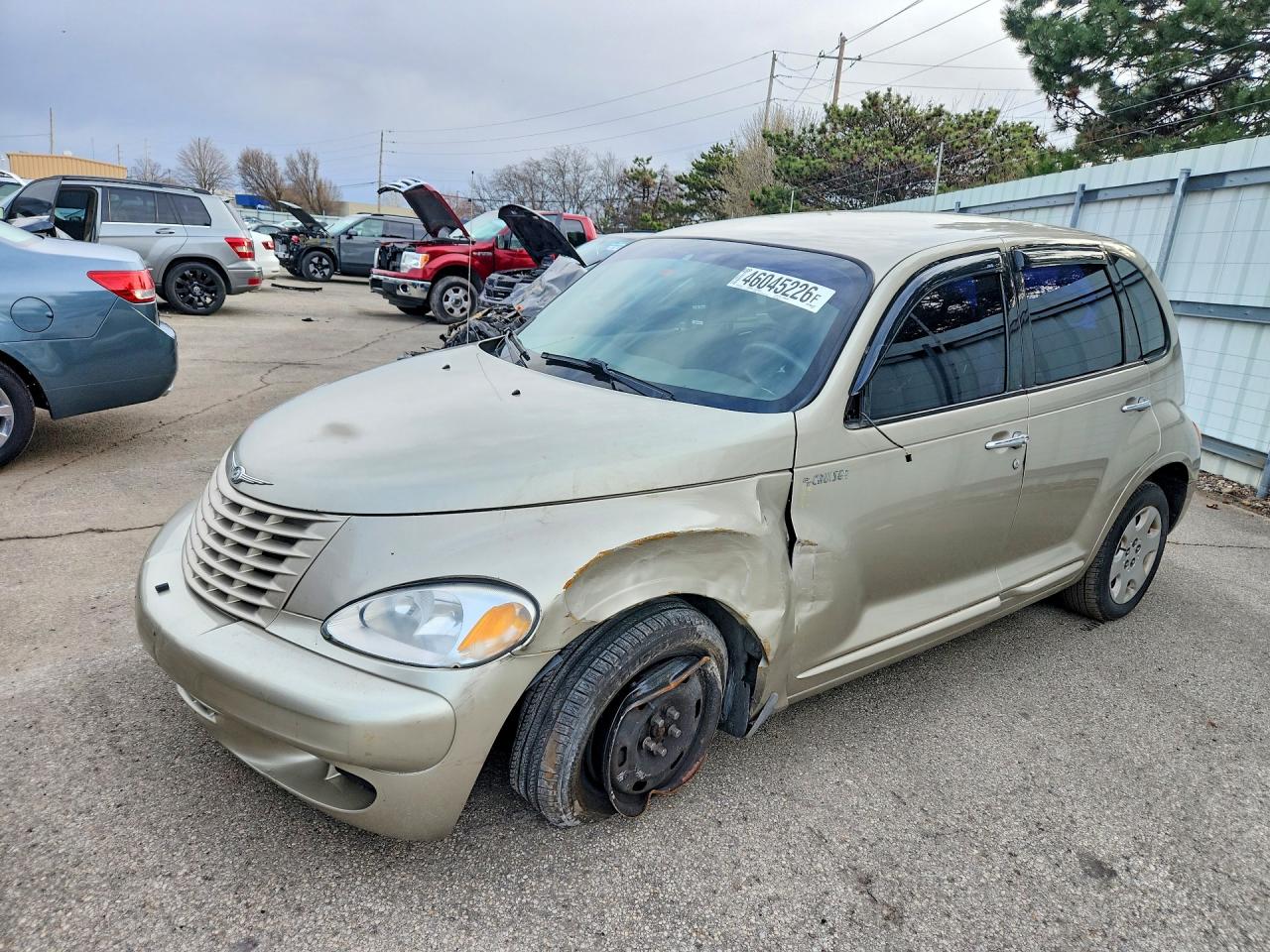 2005 Chrysler Pt Cruiser Touring Beige vin: 3C4FY58B35T568212