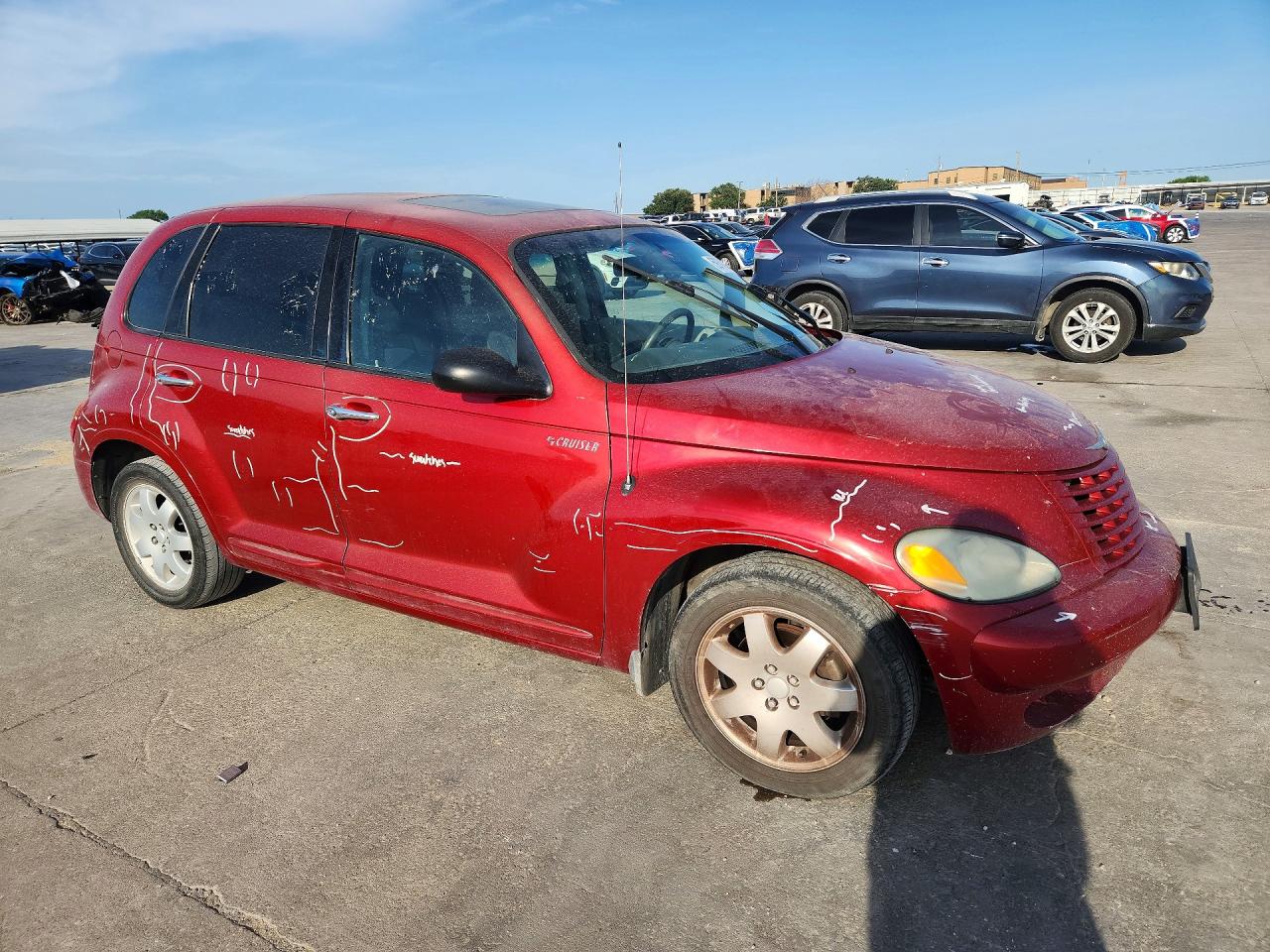 2003 Chrysler Pt Cruiser Touring Red vin: 3C4FY58B43T546734