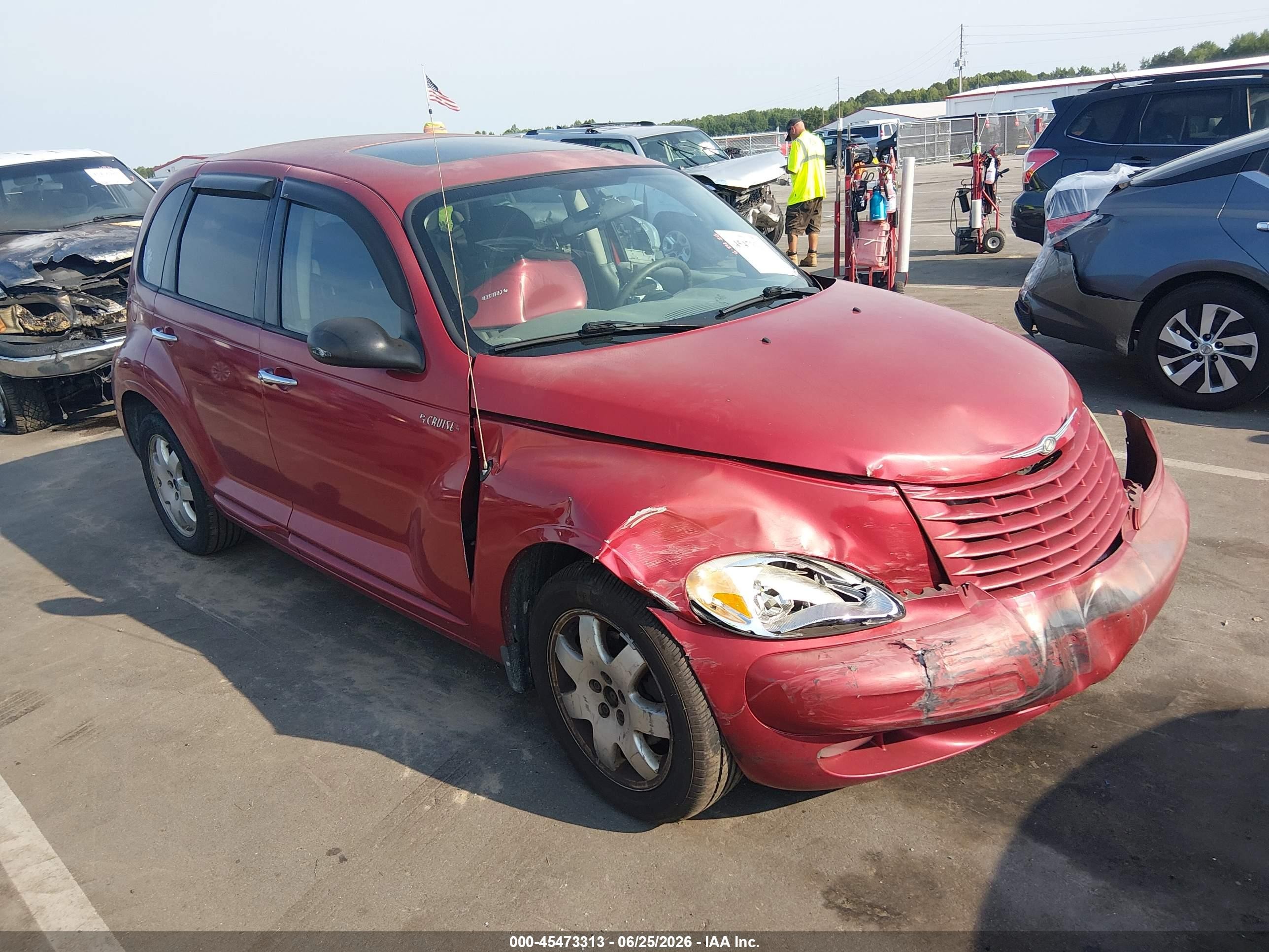 2003 Chrysler Pt Cruiser Touring Красный vin: 3C4FY58B43T571150