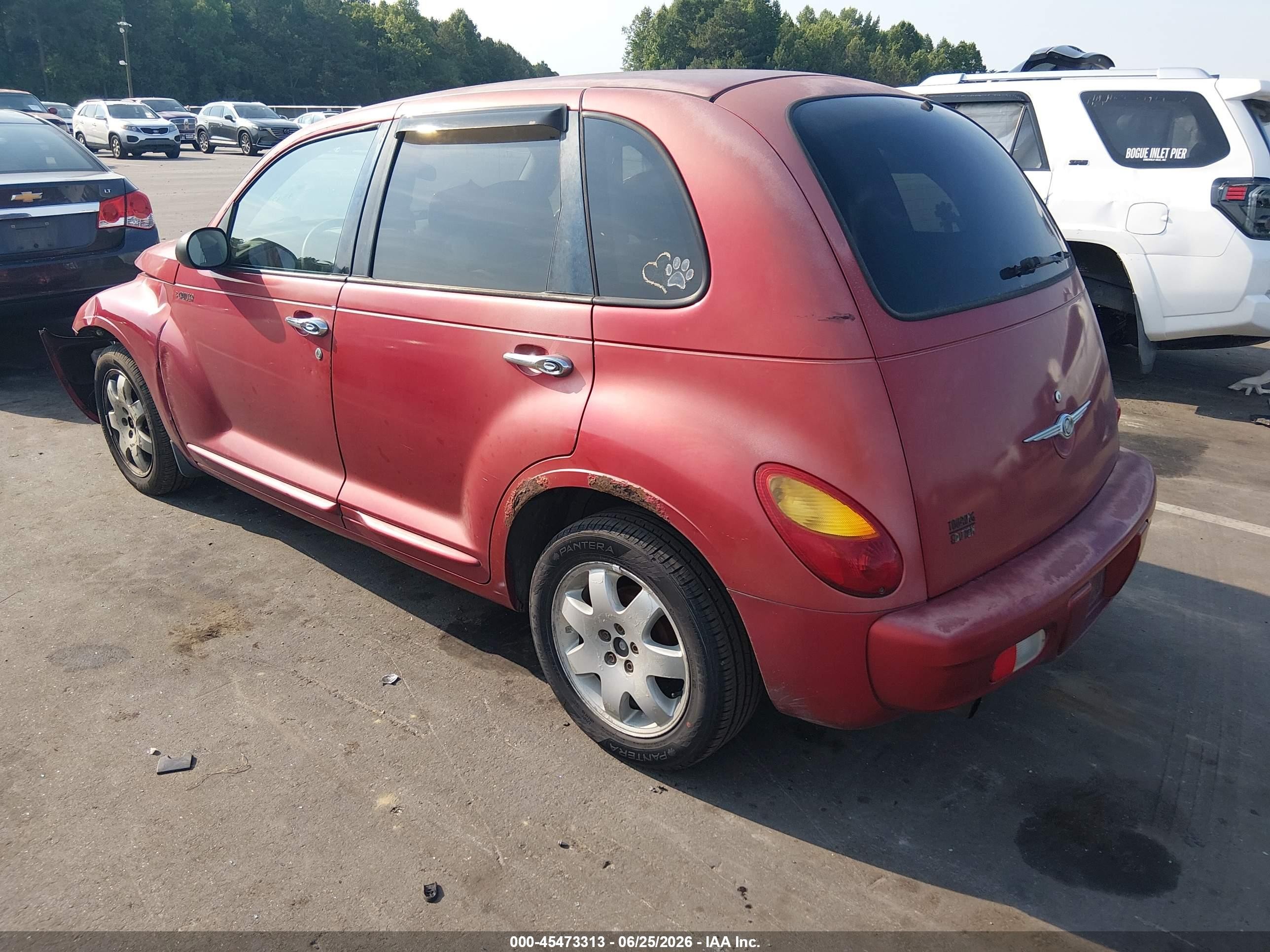 2003 Chrysler Pt Cruiser Touring Красный vin: 3C4FY58B43T571150