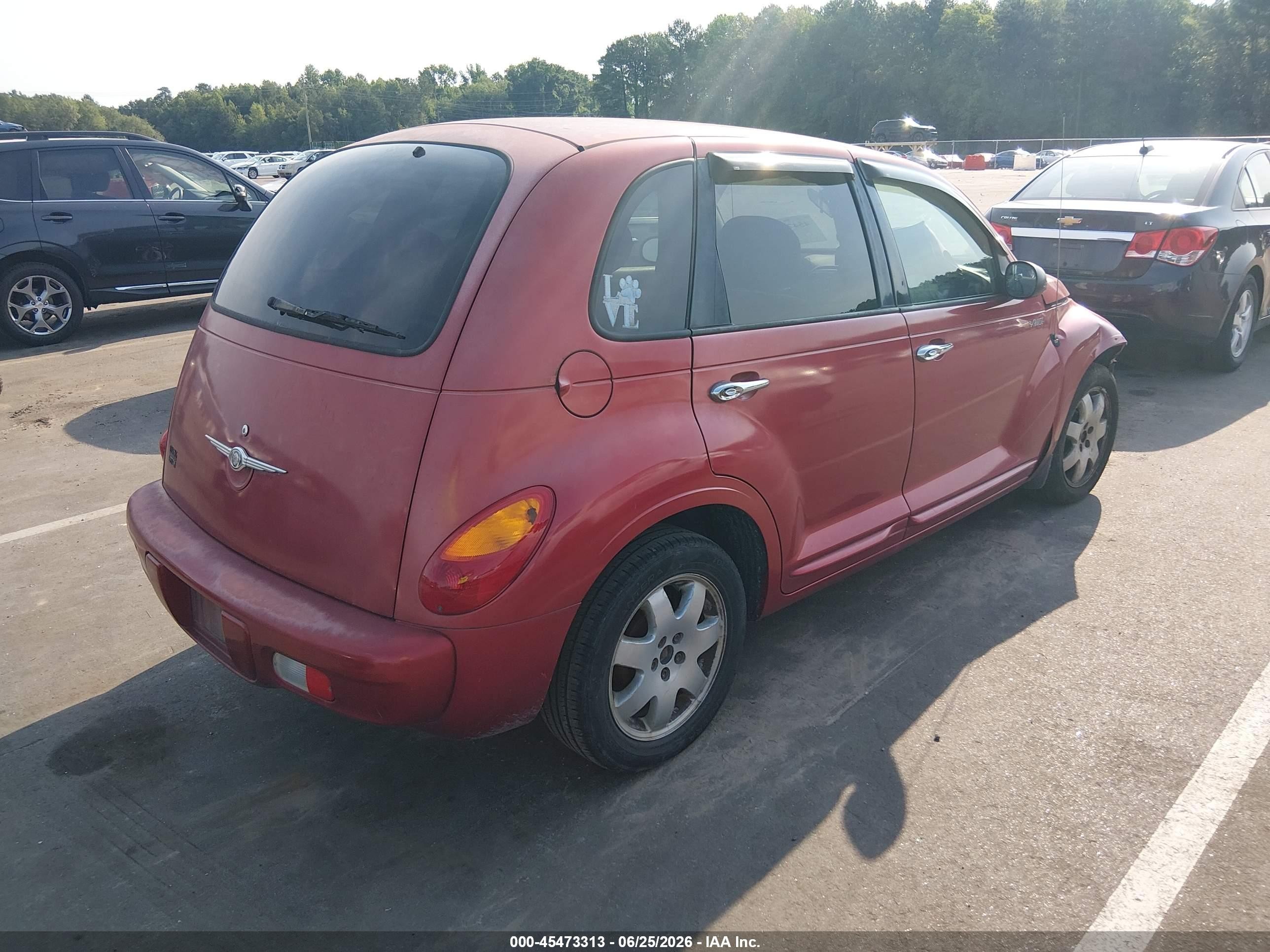 2003 Chrysler Pt Cruiser Touring Красный vin: 3C4FY58B43T571150