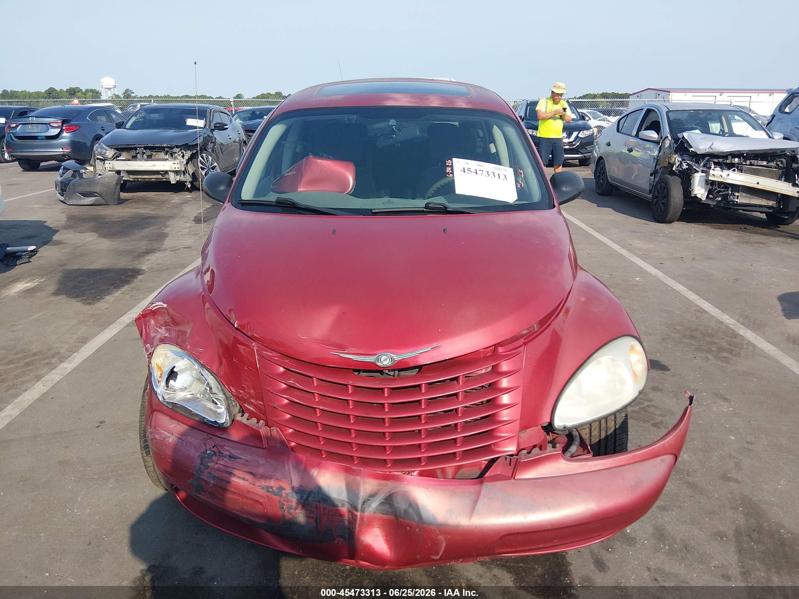 2003 Chrysler Pt Cruiser Touring Красный vin: 3C4FY58B43T571150