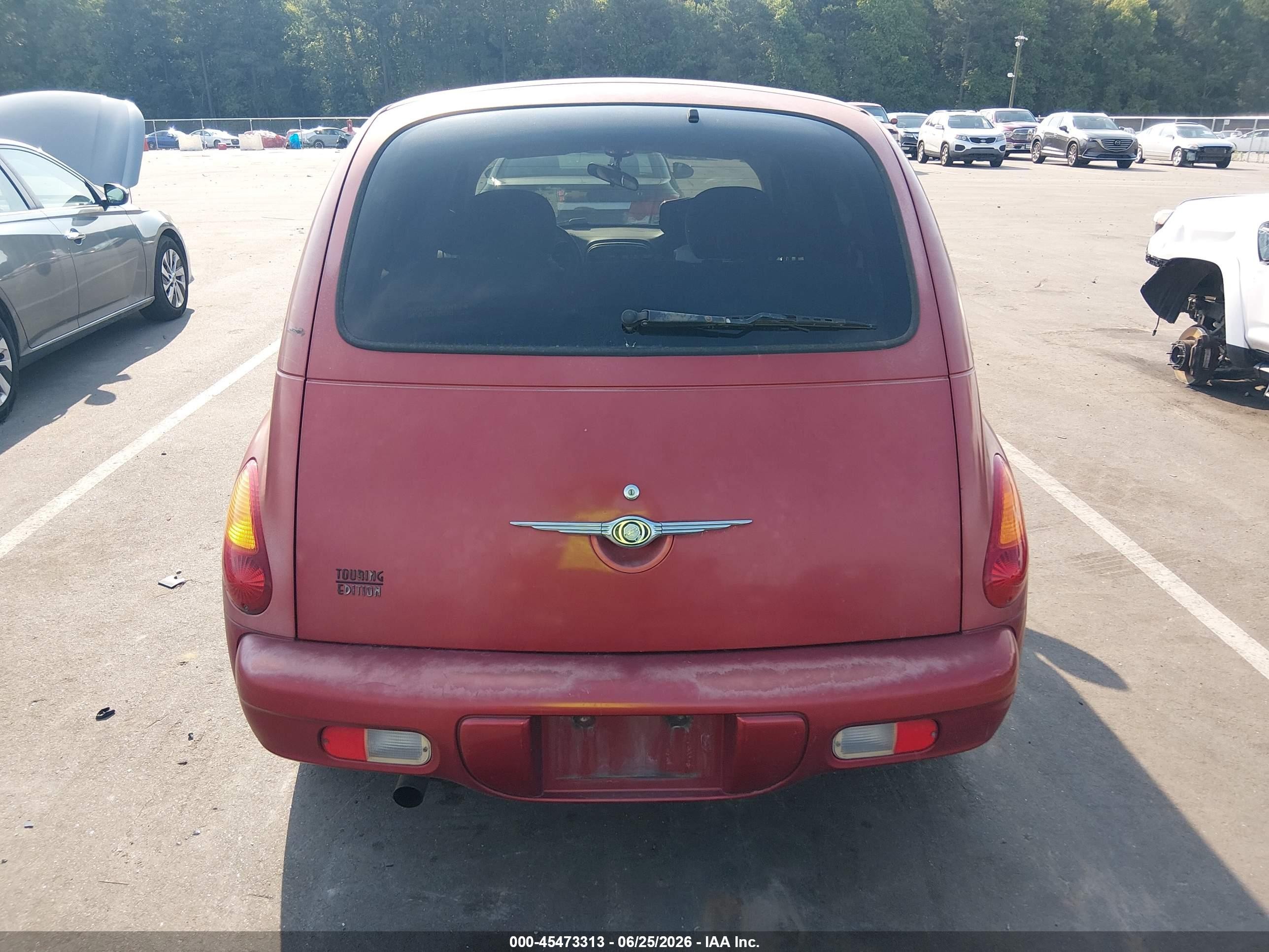 2003 Chrysler Pt Cruiser Touring Красный vin: 3C4FY58B43T571150