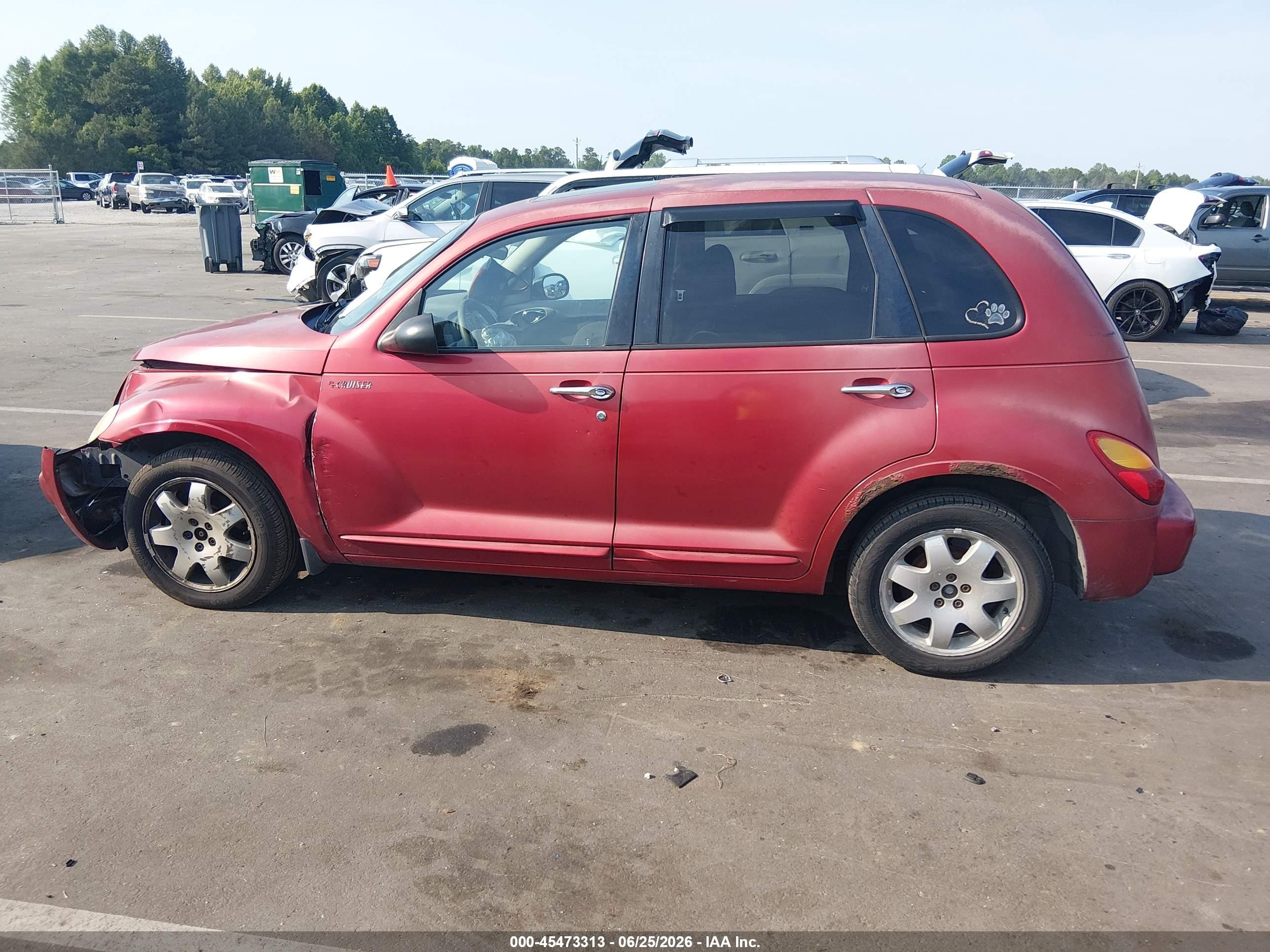 2003 Chrysler Pt Cruiser Touring Красный vin: 3C4FY58B43T571150