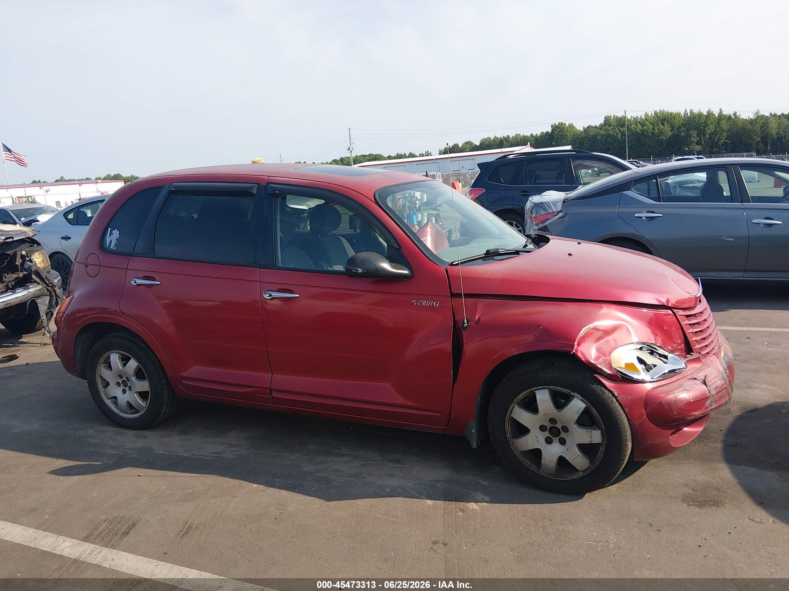 2003 Chrysler Pt Cruiser Touring Красный vin: 3C4FY58B43T571150