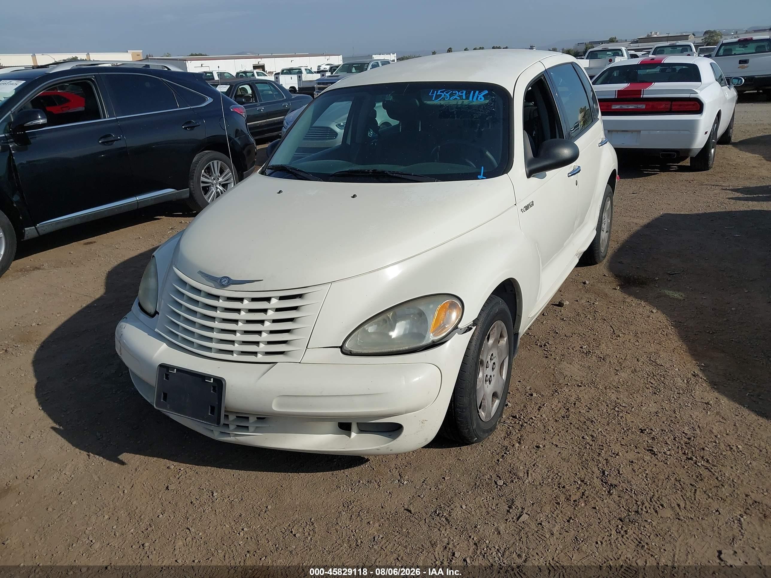 2005 Chrysler Pt Cruiser Touring White vin: 3C4FY58B45T610791