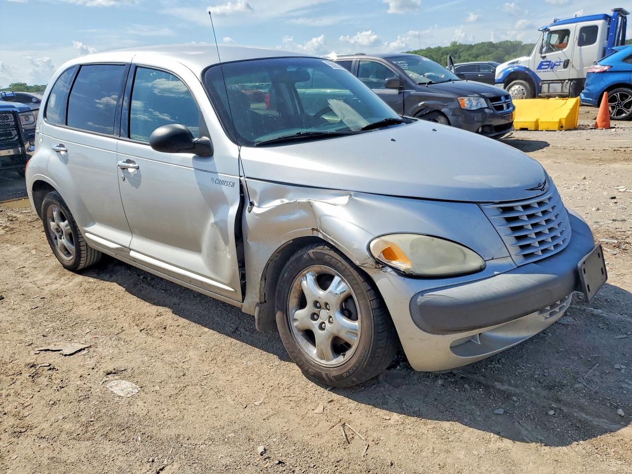2002 Chrysler Pt Cruiser Touring Silver vin: 3C4FY58B52T222416