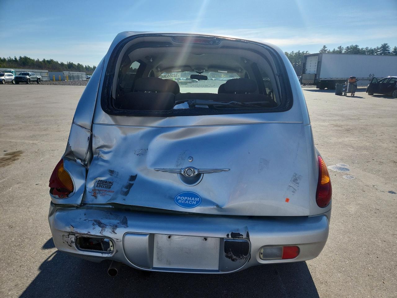 2003 Chrysler Pt Cruiser Touring Silver vin: 3C4FY58B53T596073