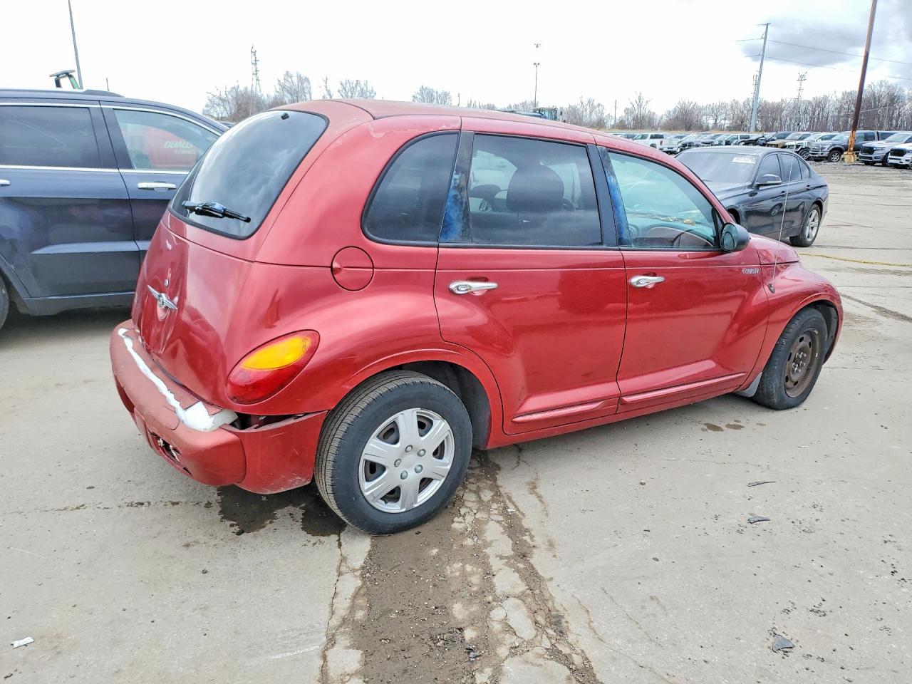2005 Chrysler Pt Cruiser Touring Burgundy vin: 3C4FY58B55T543814