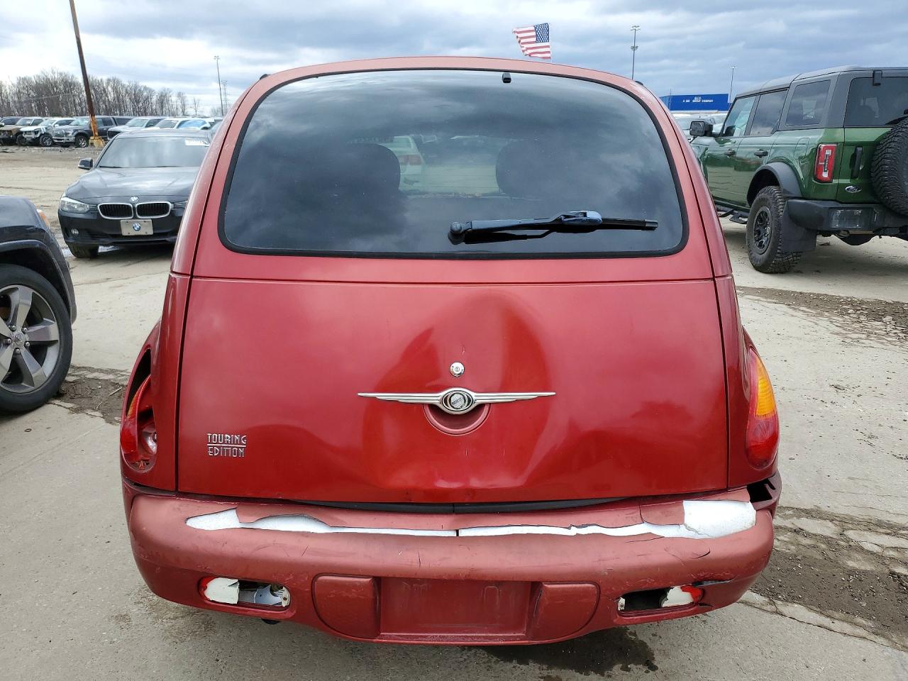 2005 Chrysler Pt Cruiser Touring Burgundy vin: 3C4FY58B55T543814