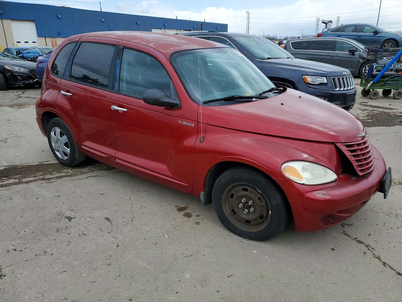 2005 Chrysler Pt Cruiser Touring Burgundy vin: 3C4FY58B55T543814