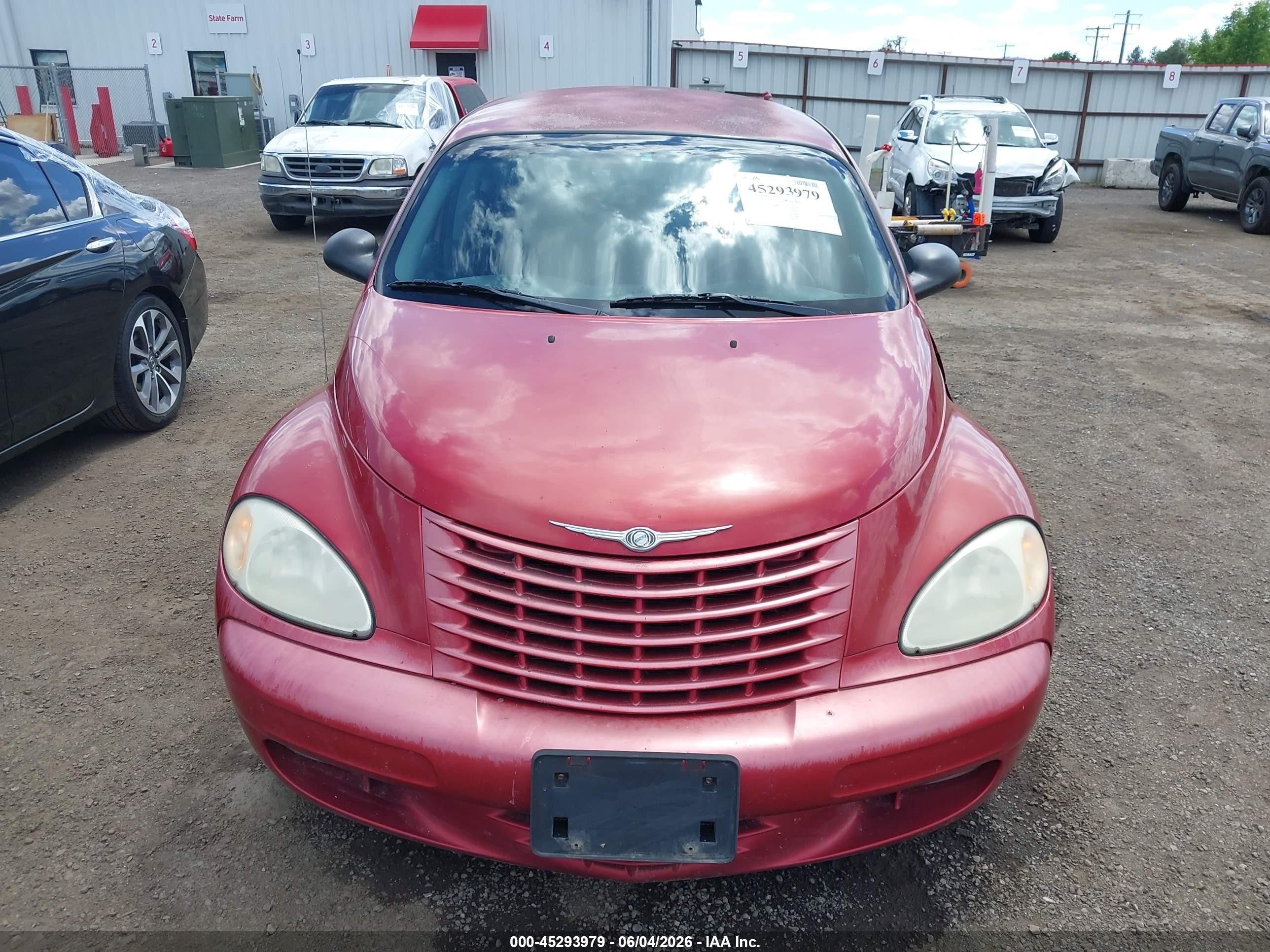 2004 Chrysler Pt Cruiser Touring Red vin: 3C4FY58B64T365376