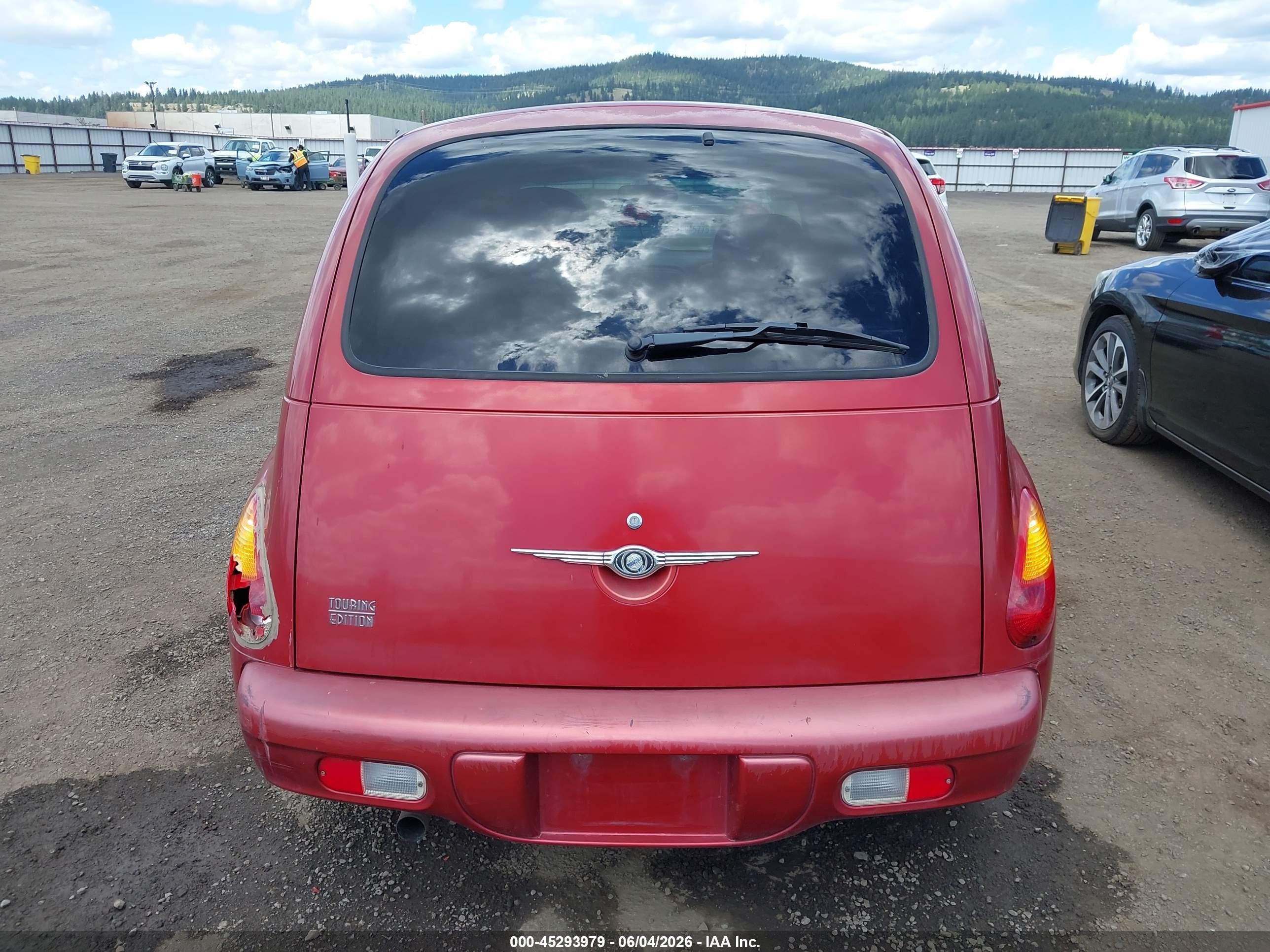 2004 Chrysler Pt Cruiser Touring Red vin: 3C4FY58B64T365376