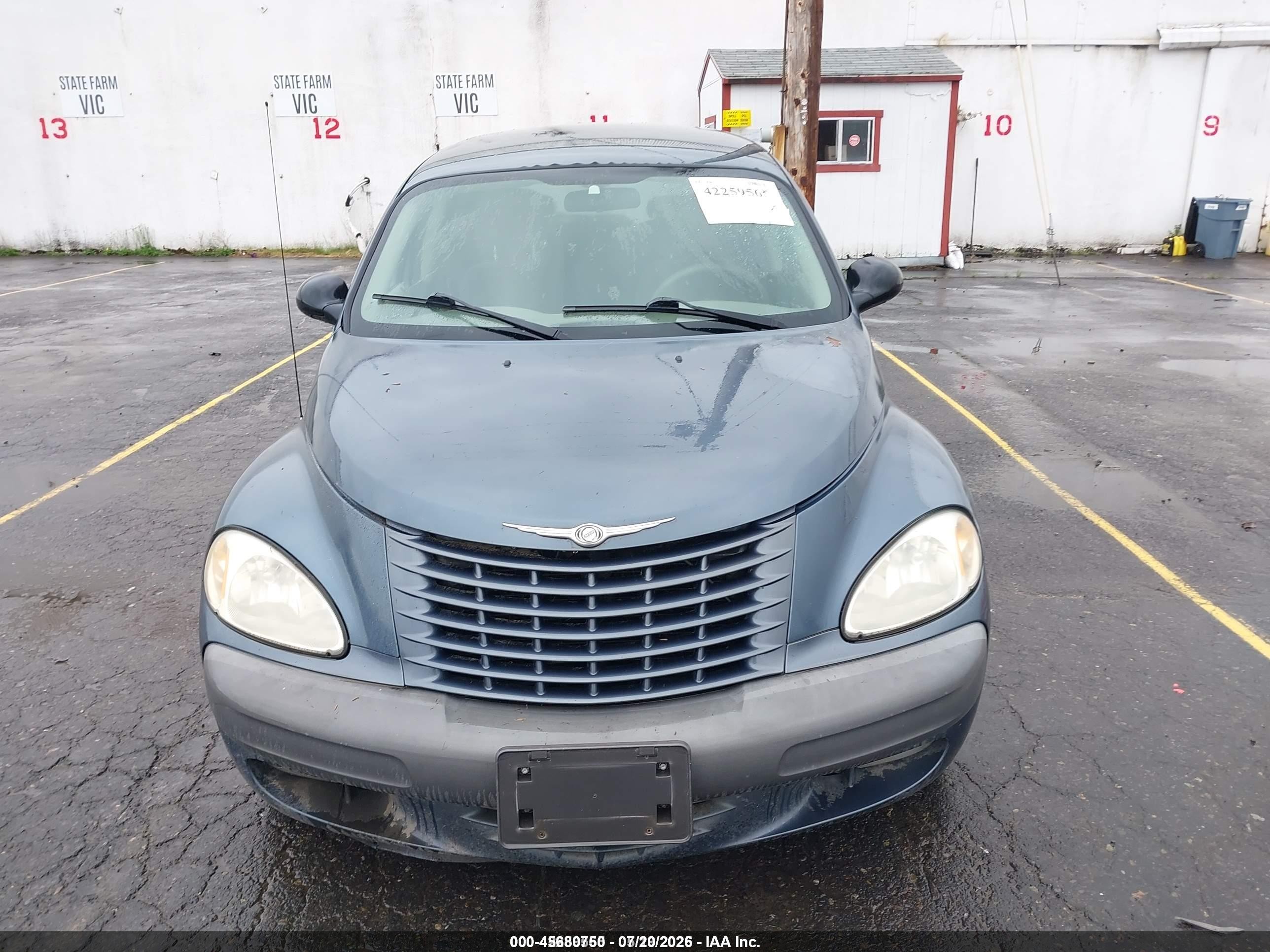 2002 Chrysler Pt Cruiser Touring Blue vin: 3C4FY58B72T222255