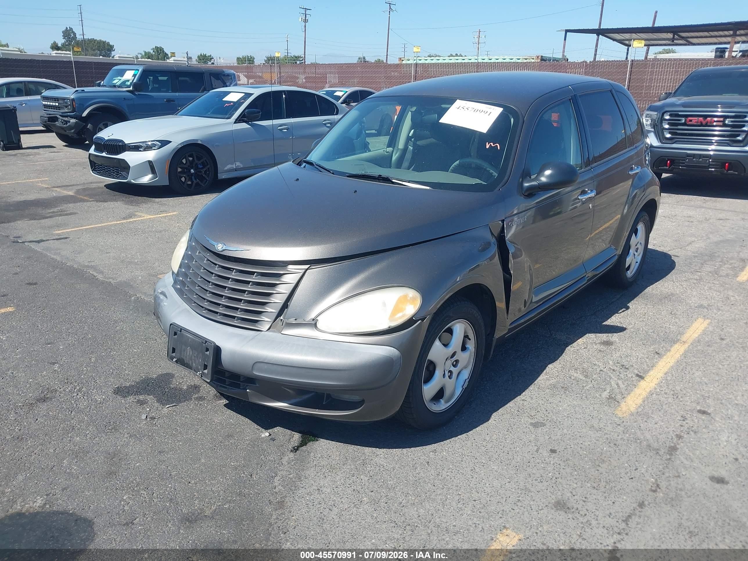 2002 Chrysler Pt Cruiser Touring Gray vin: 3C4FY58B72T336062