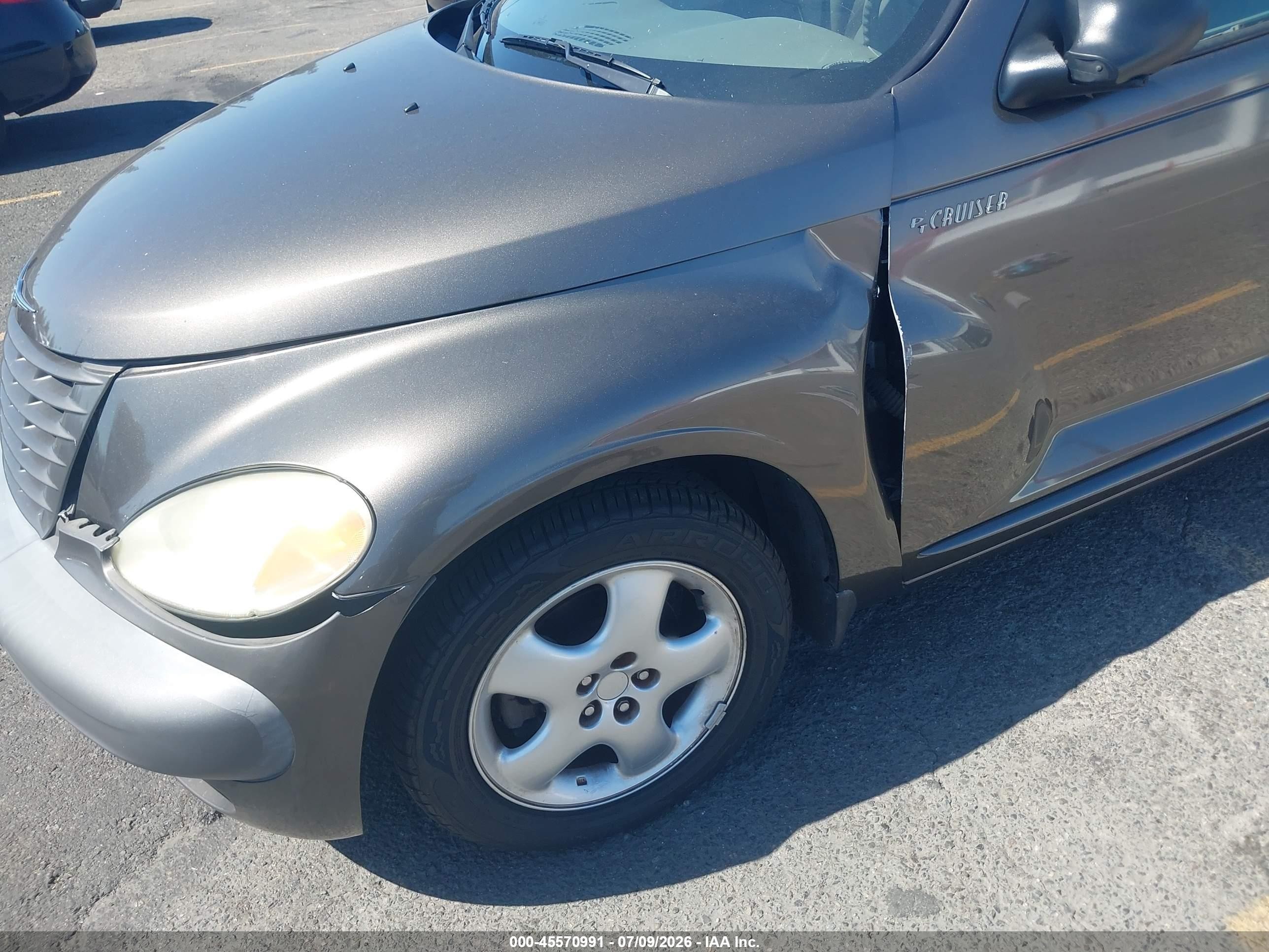 2002 Chrysler Pt Cruiser Touring Gray vin: 3C4FY58B72T336062