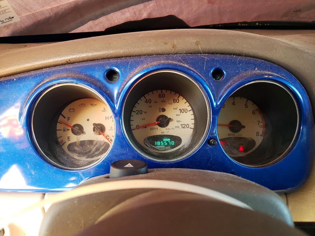 2003 Chrysler Pt Cruiser Touring Blue vin: 3C4FY58B73T542029