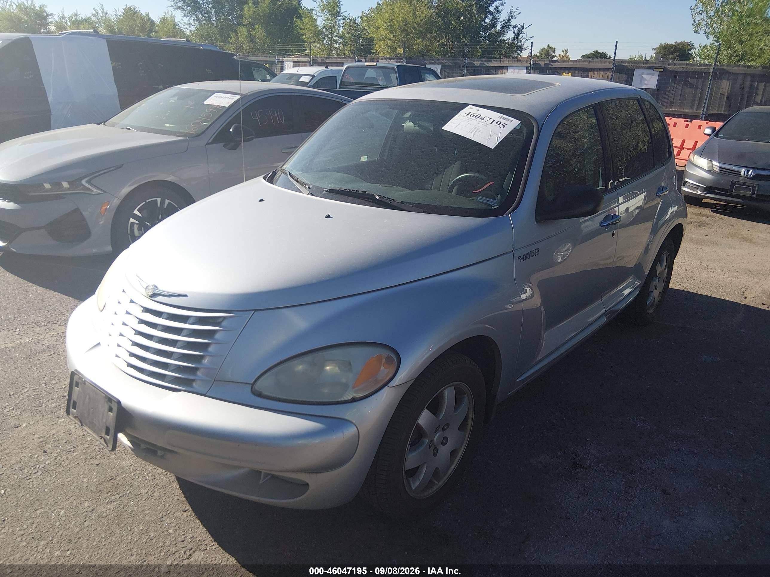 2003 Chrysler Pt Cruiser Touring Silver vin: 3C4FY58B73T544136