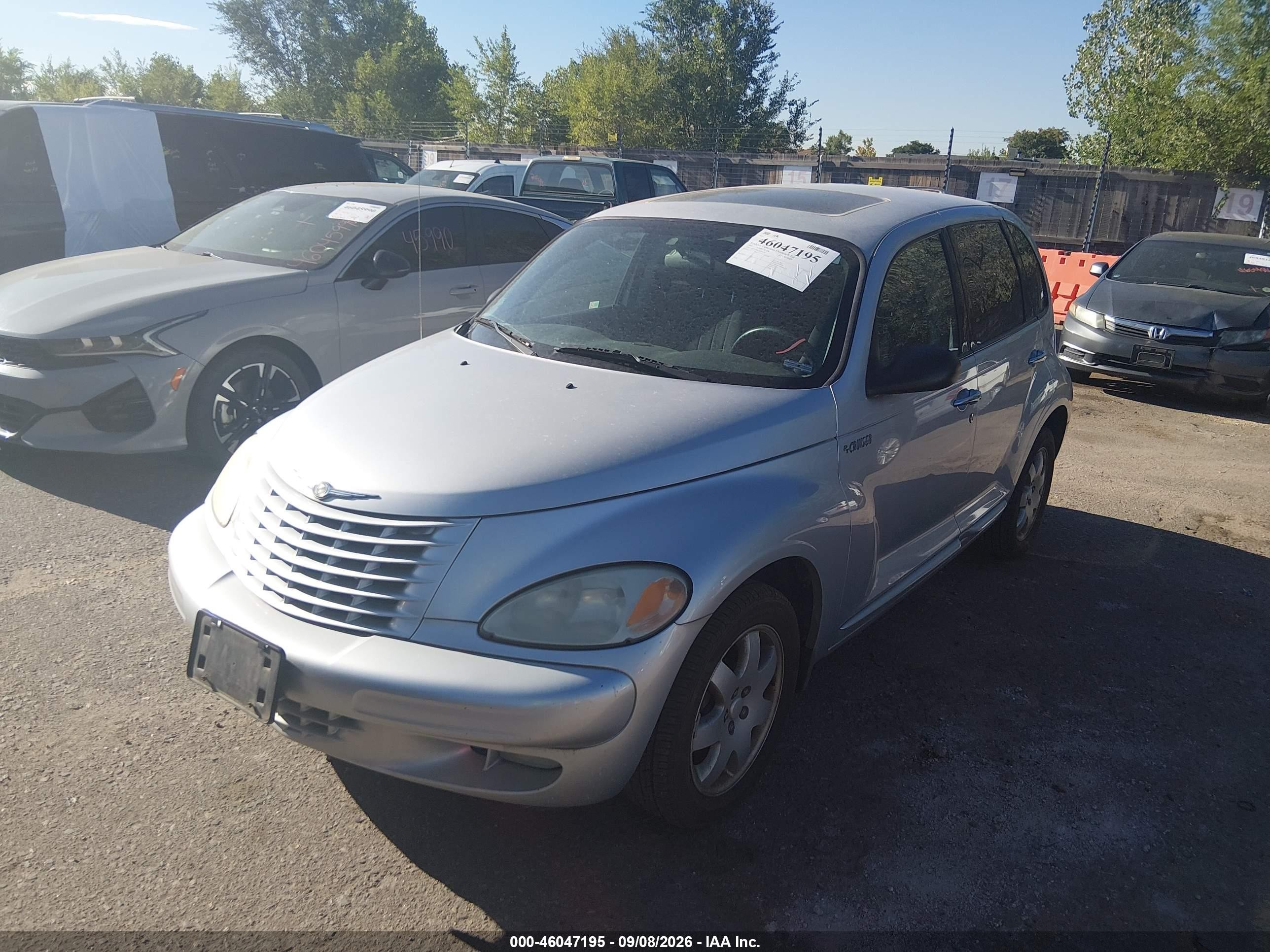 2003 Chrysler Pt Cruiser Touring Silver vin: 3C4FY58B73T544136