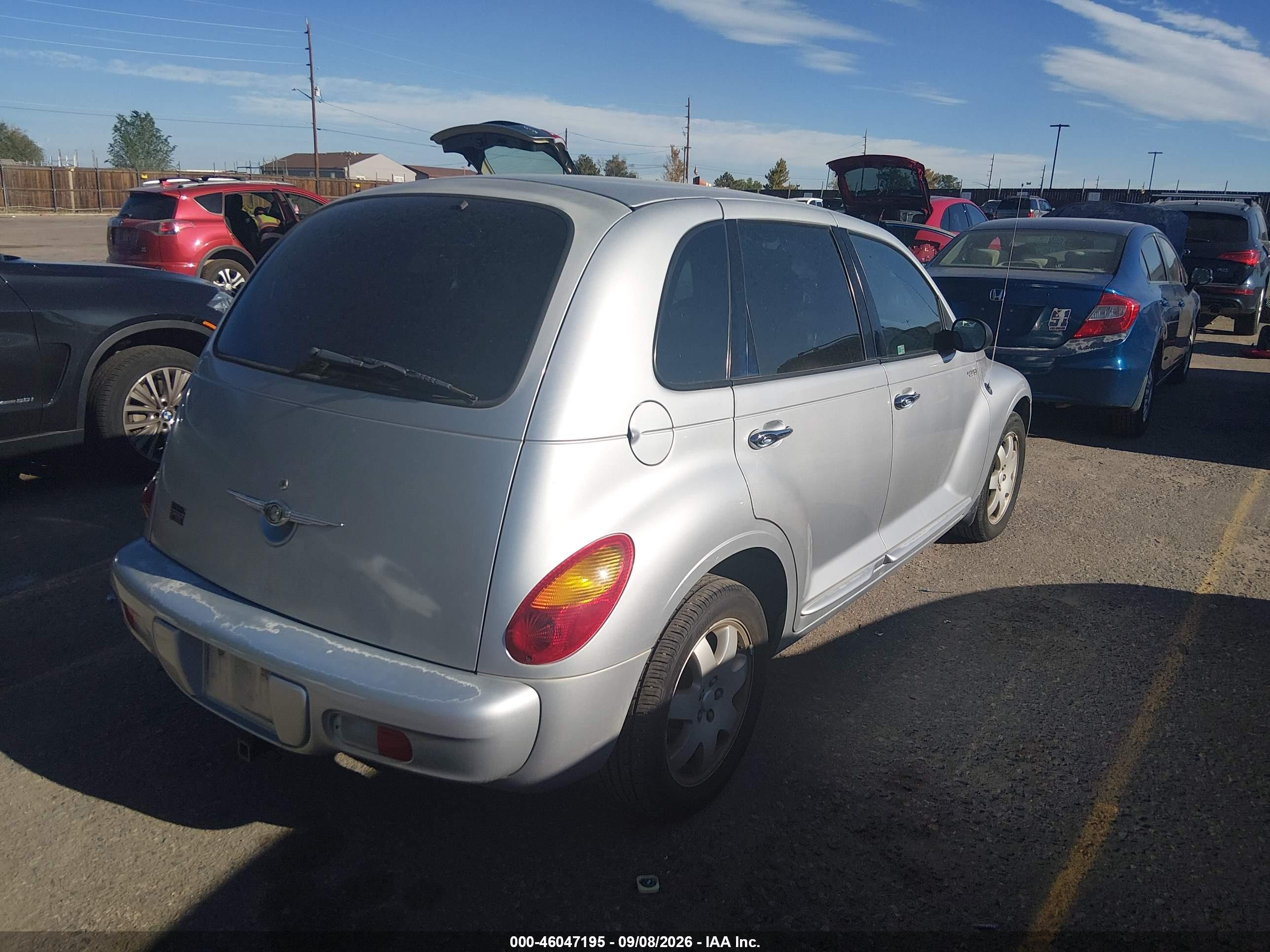 2003 Chrysler Pt Cruiser Touring Silver vin: 3C4FY58B73T544136