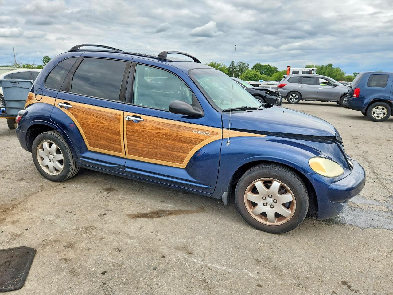 2003 Chrysler Pt Cruiser Touring Blue vin: 3C4FY58B73T648996