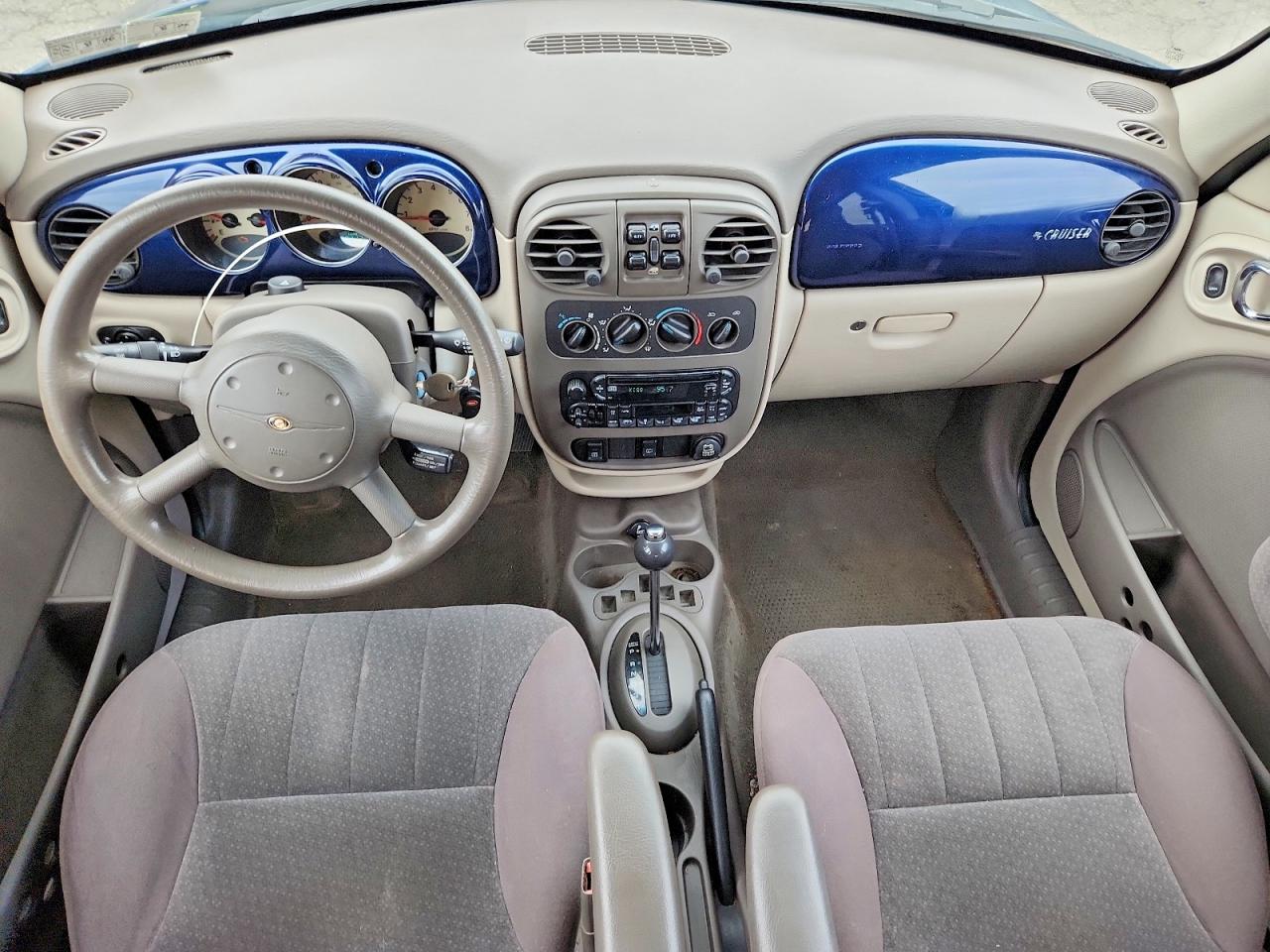 2003 Chrysler Pt Cruiser Touring Blue vin: 3C4FY58B73T648996