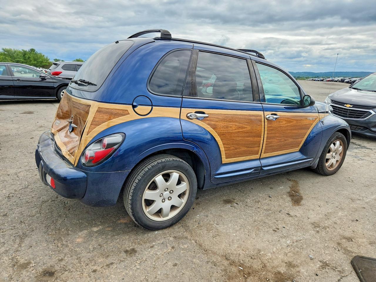 2003 Chrysler Pt Cruiser Touring Blue vin: 3C4FY58B73T648996