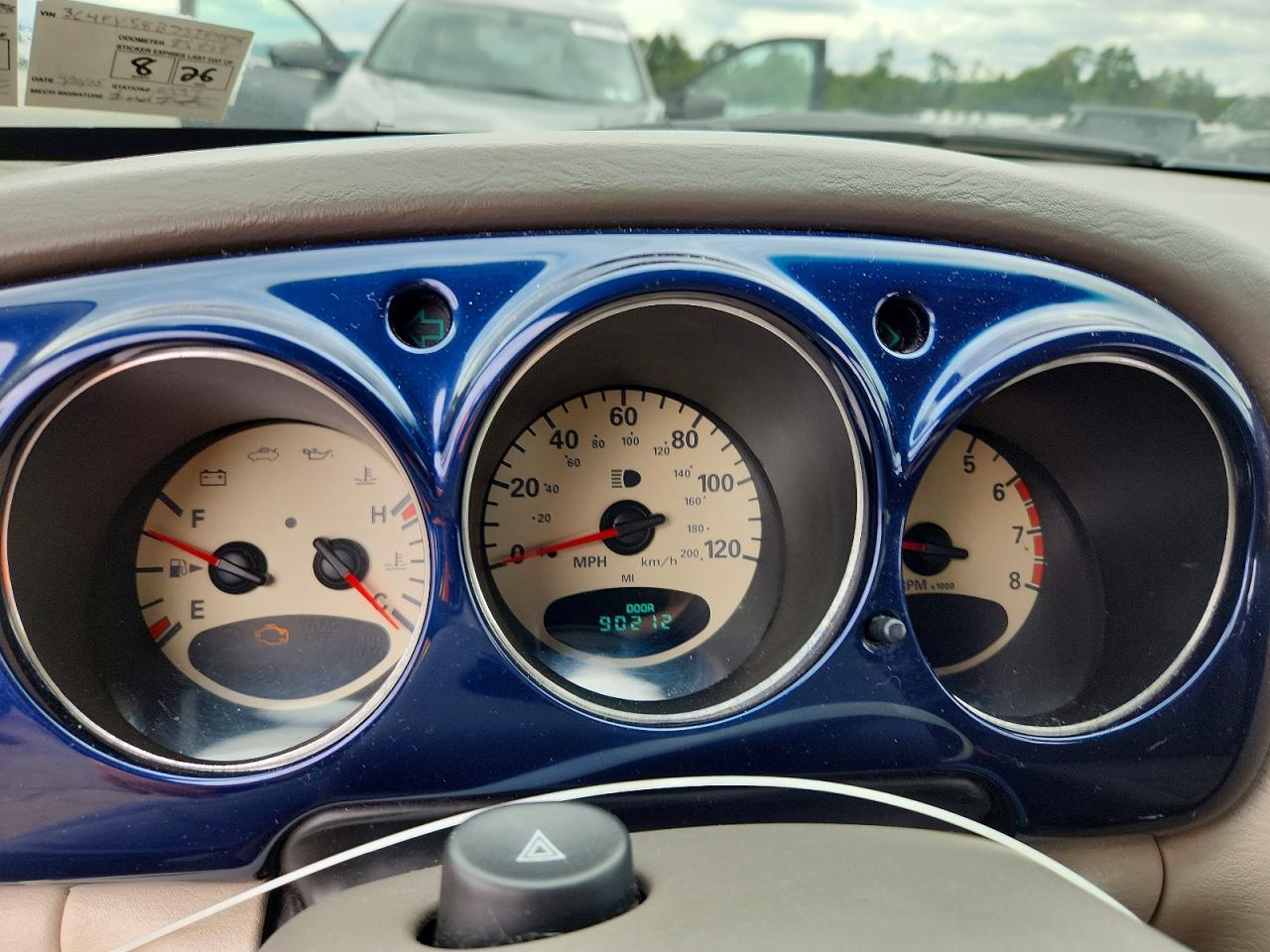 2003 Chrysler Pt Cruiser Touring Blue vin: 3C4FY58B73T648996