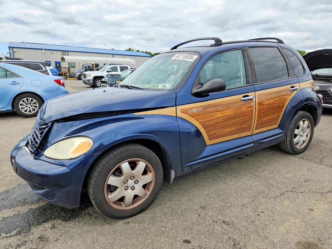 2003 Chrysler Pt Cruiser Touring Blue vin: 3C4FY58B73T648996