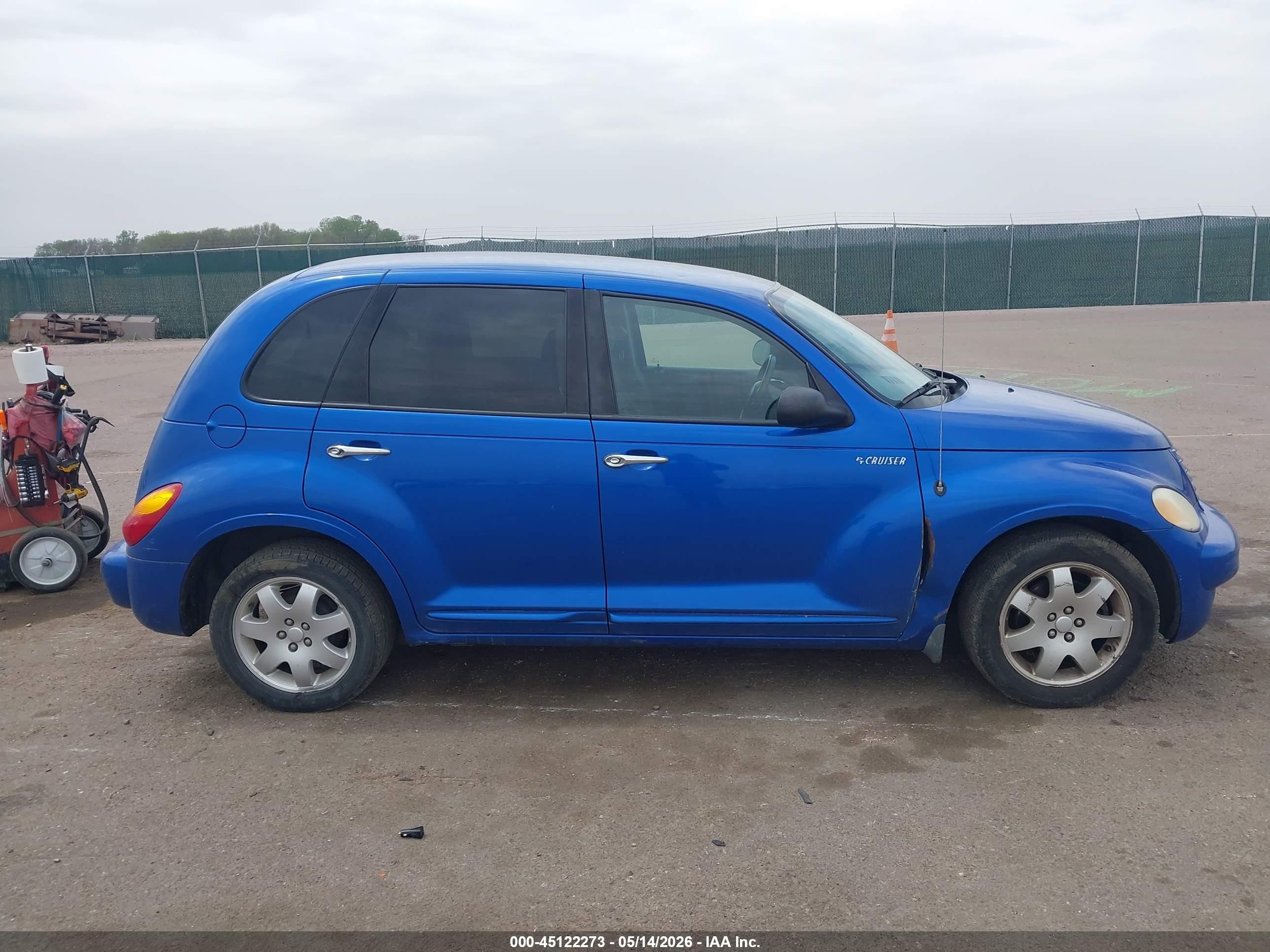 2004 Chrysler Pt Cruiser Touring Blue vin: 3C4FY58B74T276657