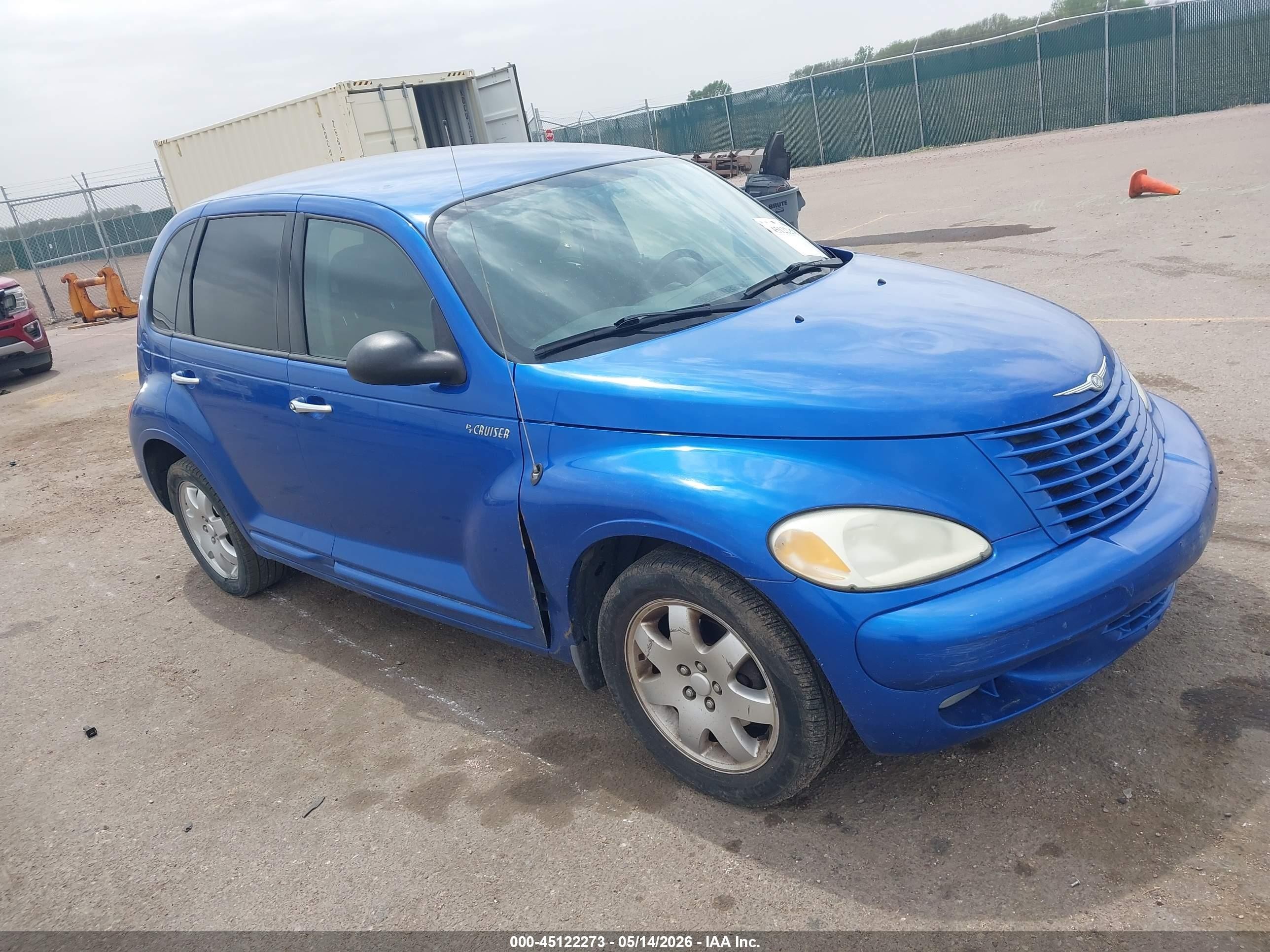 2004 Chrysler Pt Cruiser Touring Blue vin: 3C4FY58B74T276657