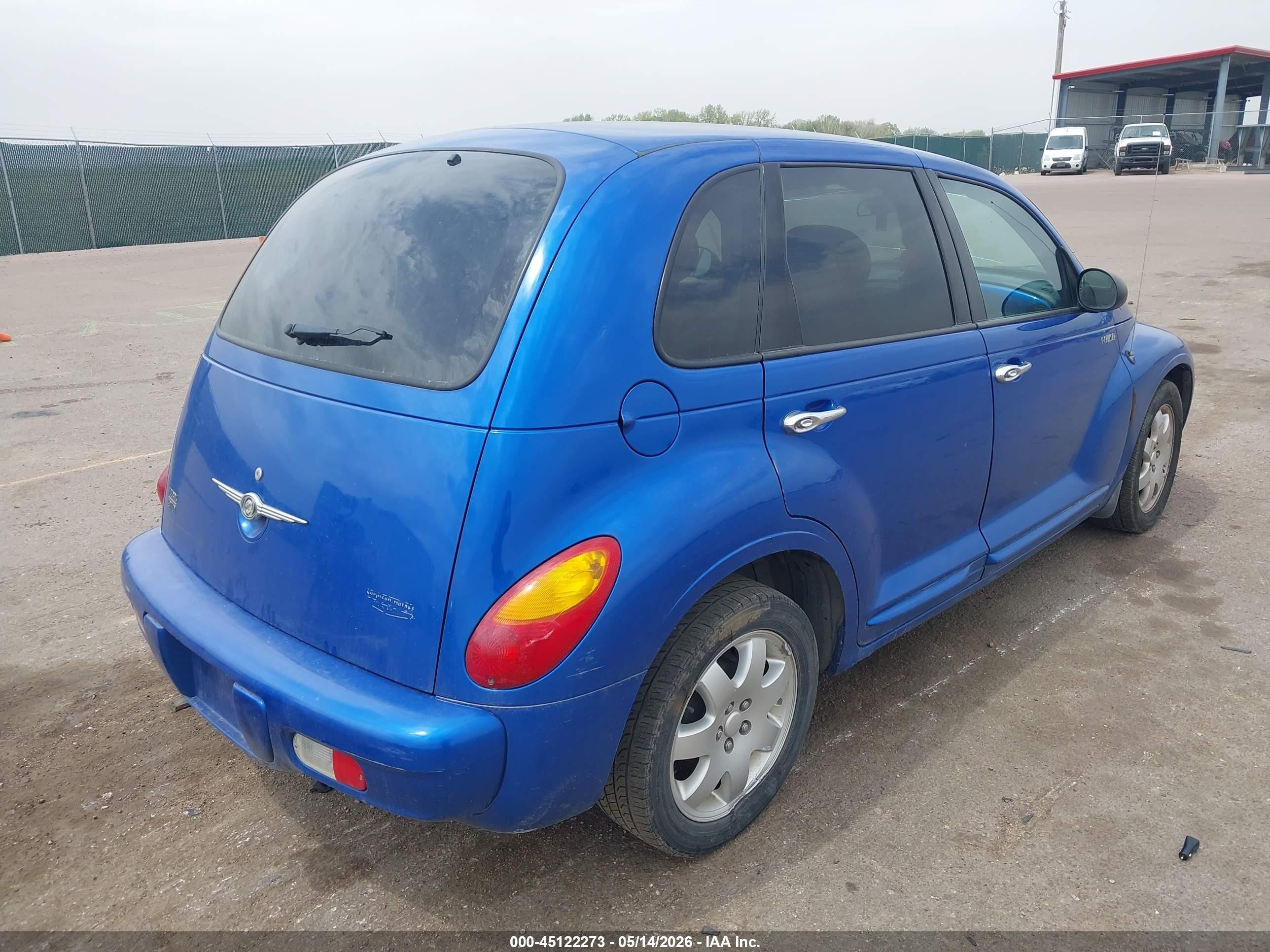 2004 Chrysler Pt Cruiser Touring Blue vin: 3C4FY58B74T276657