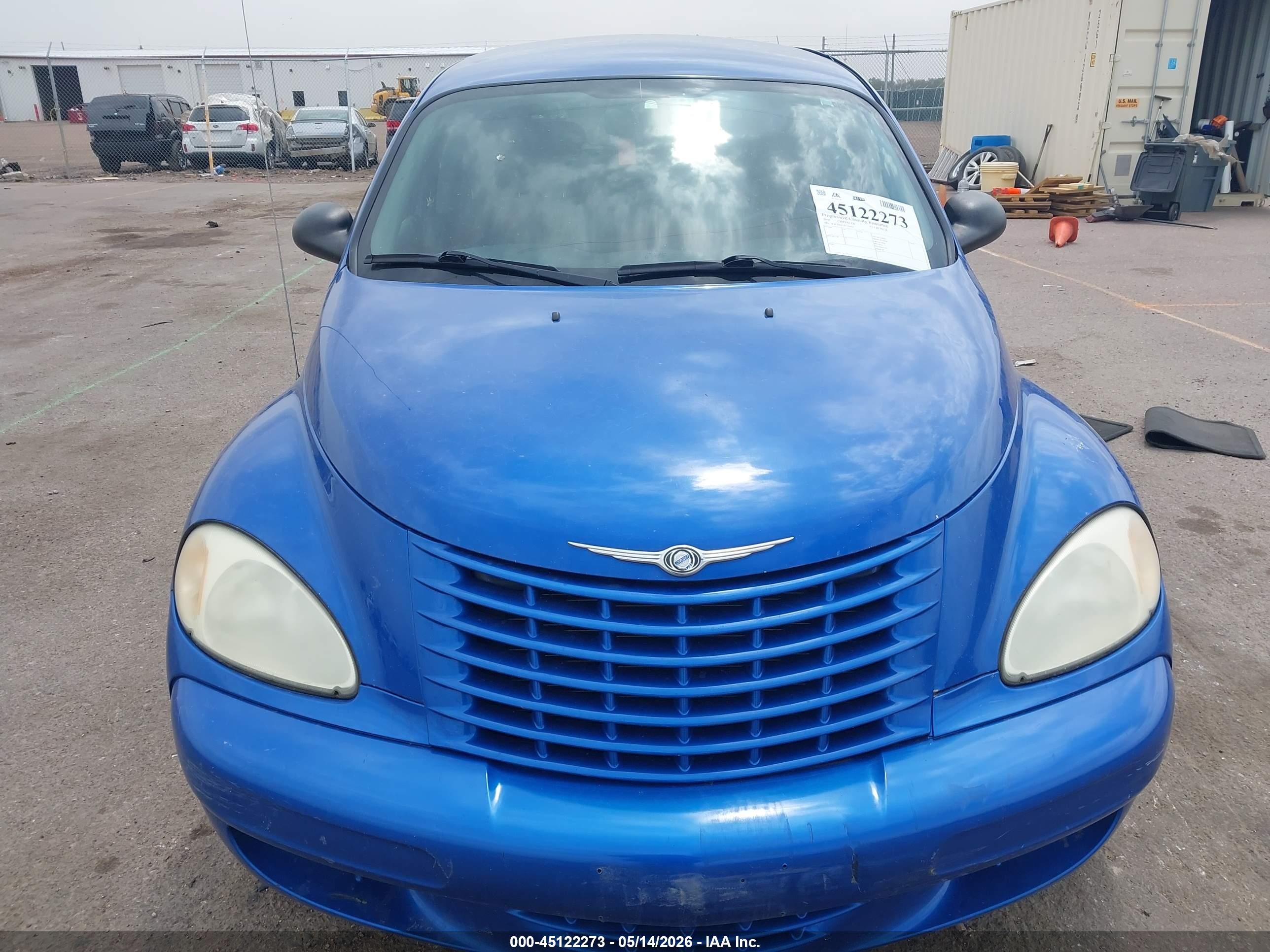 2004 Chrysler Pt Cruiser Touring Blue vin: 3C4FY58B74T276657