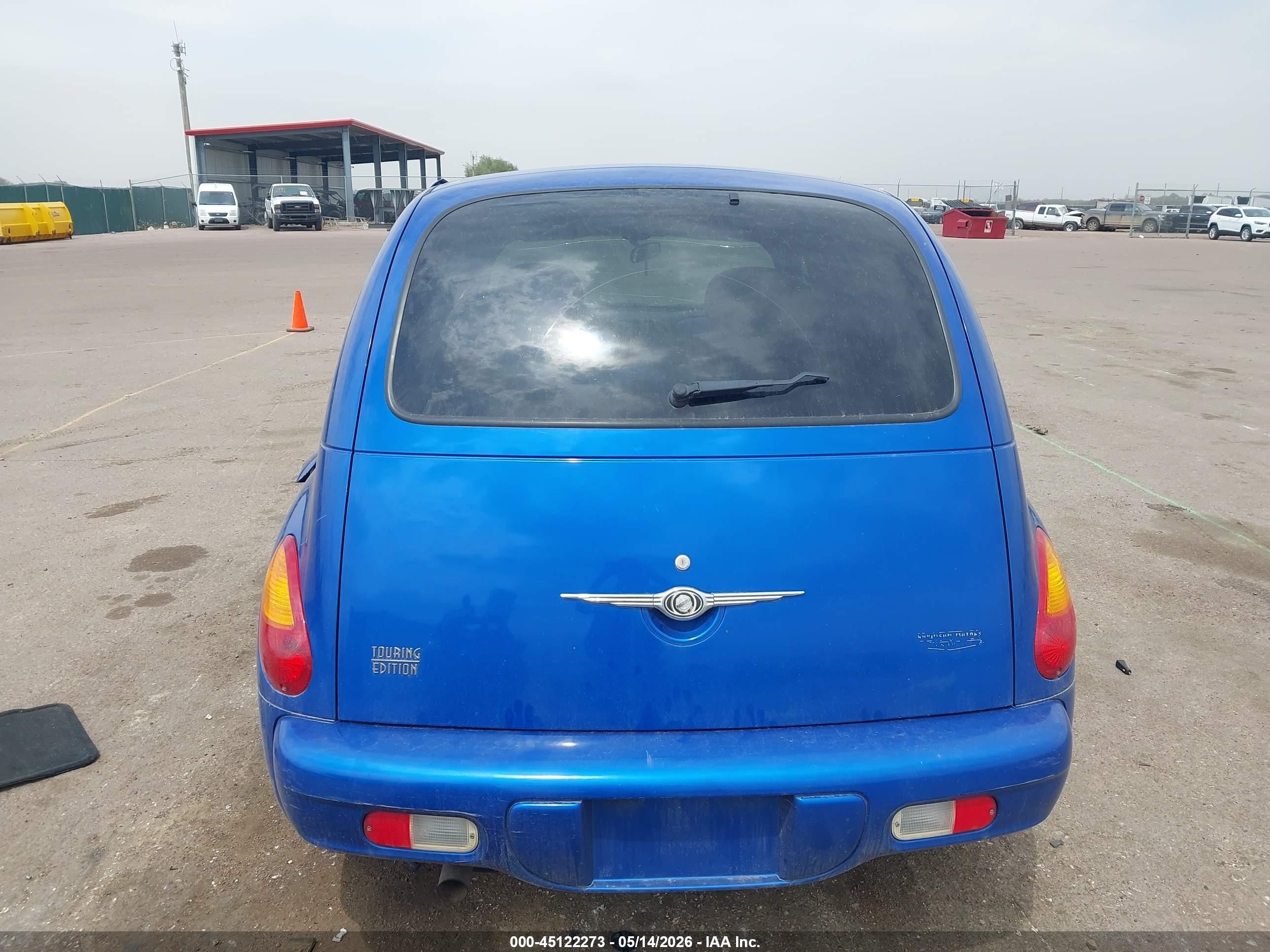 2004 Chrysler Pt Cruiser Touring Blue vin: 3C4FY58B74T276657