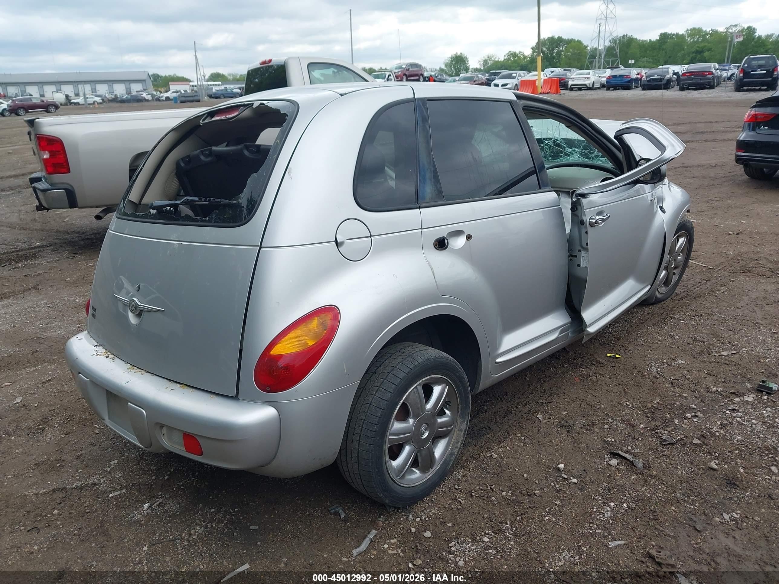 2004 Chrysler Pt Cruiser Touring Silver vin: 3C4FY58B74T331611