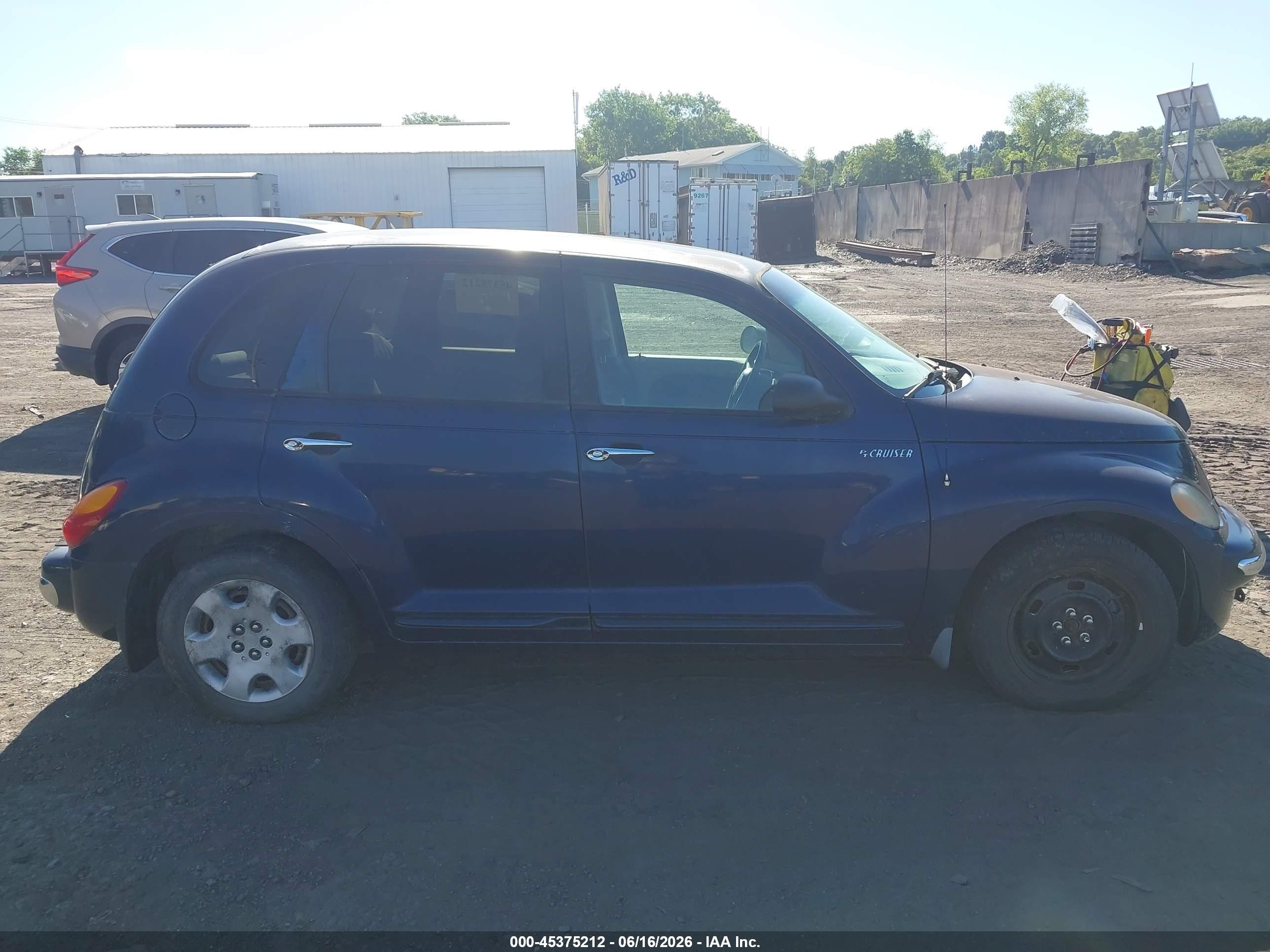 2005 Chrysler Pt Cruiser Touring Blue vin: 3C4FY58B75T536637