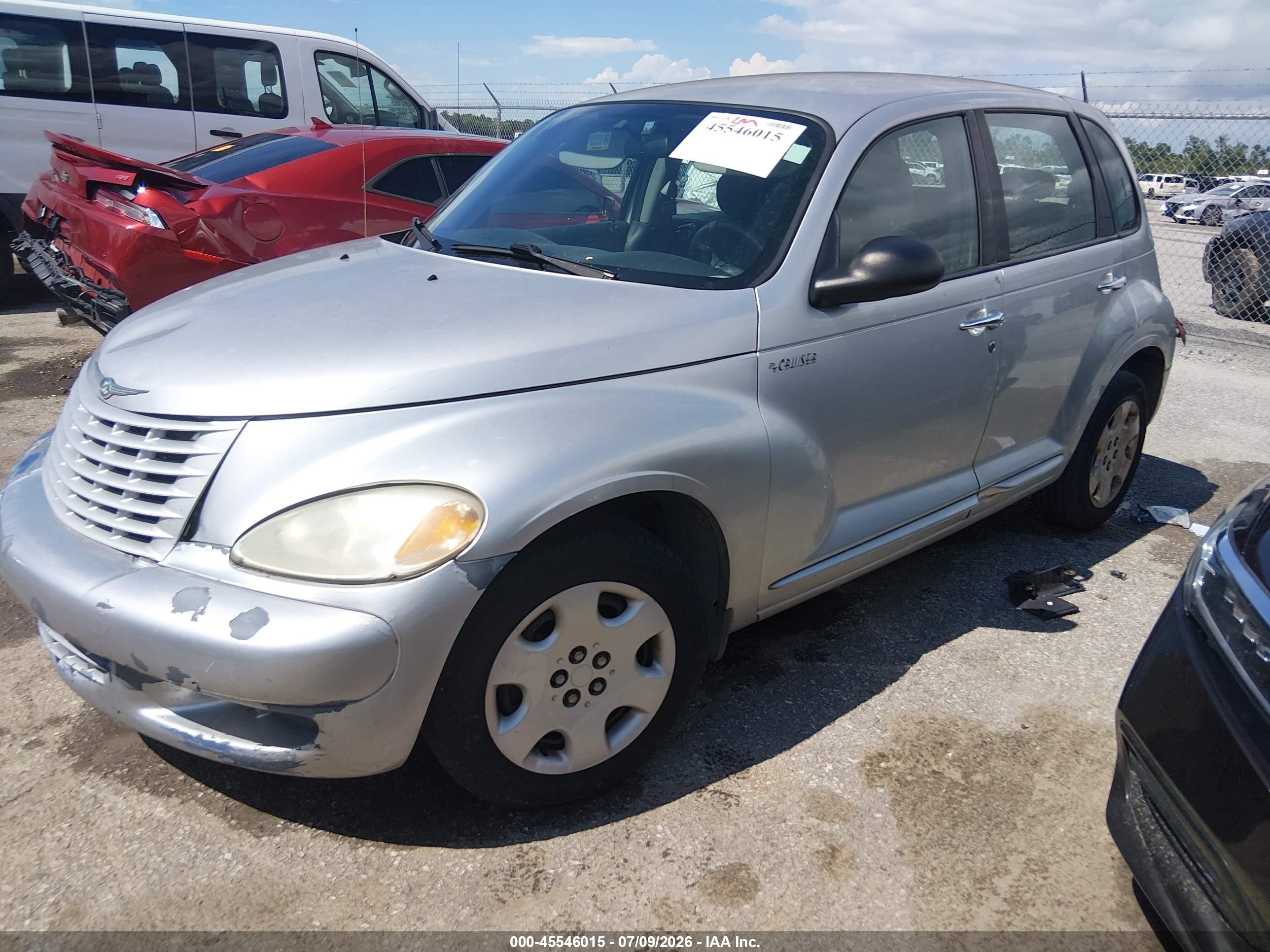 2005 Chrysler Pt Cruiser Touring Silver vin: 3C4FY58B75T608419