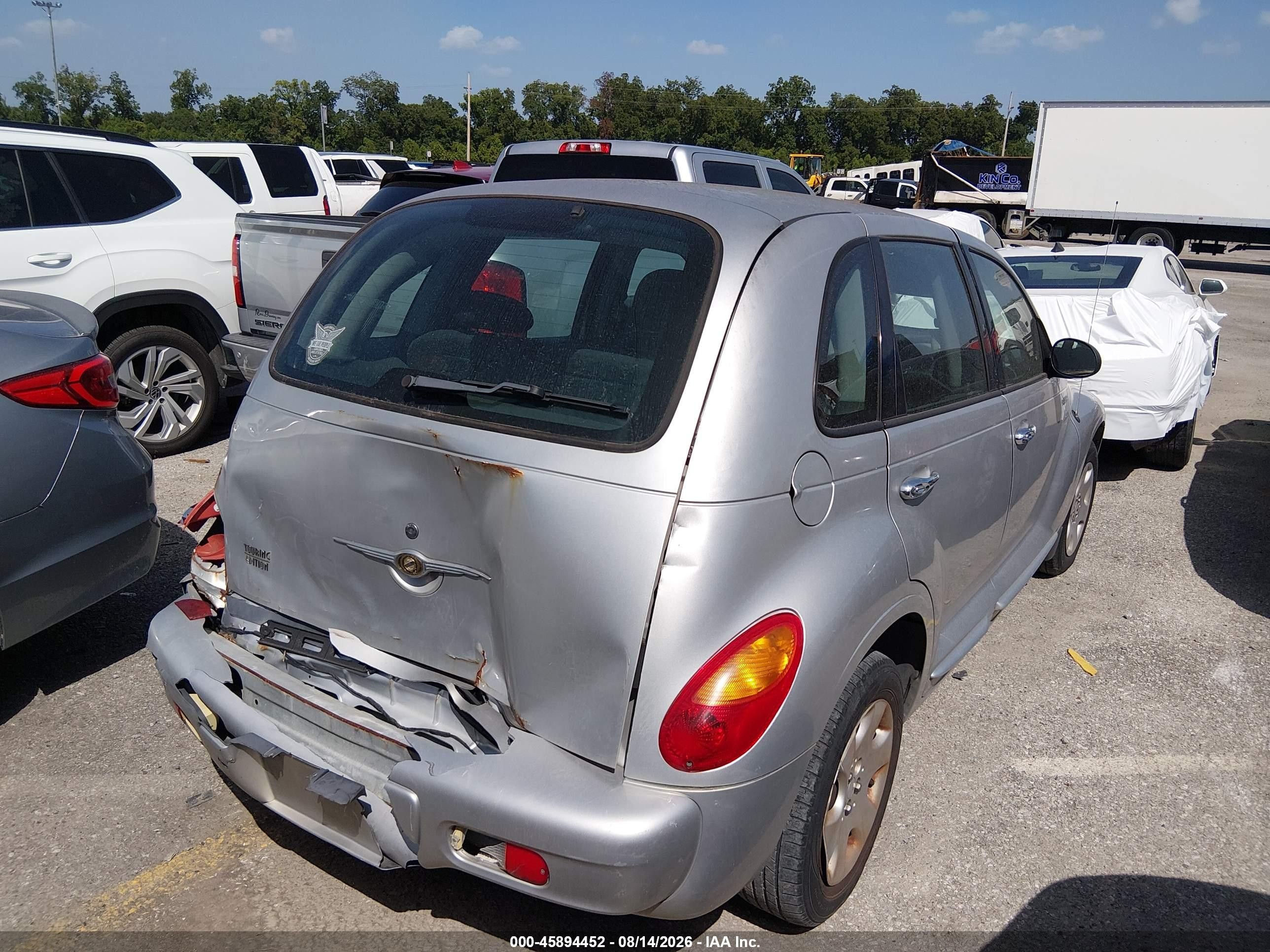 2005 Chrysler Pt Cruiser Touring Silver vin: 3C4FY58B75T608419